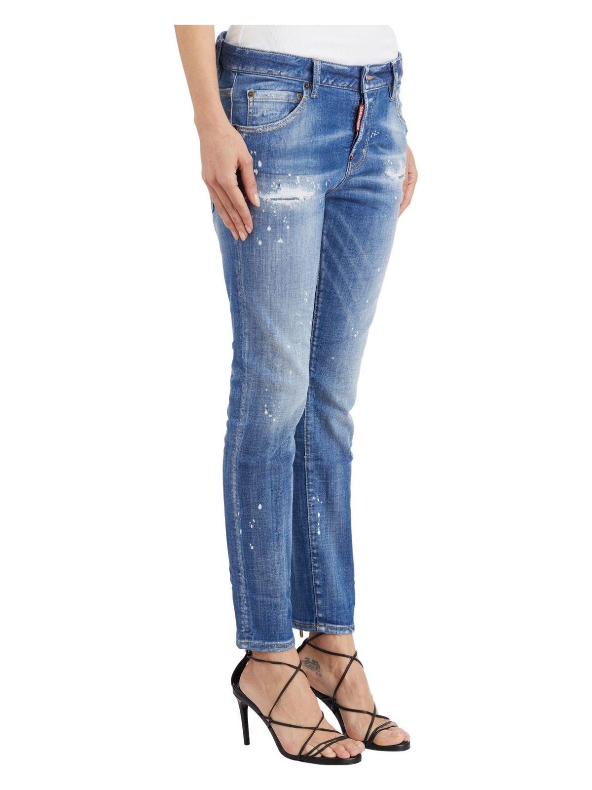 Dsquared2 Cool Girl Denim Pants in Light Blue