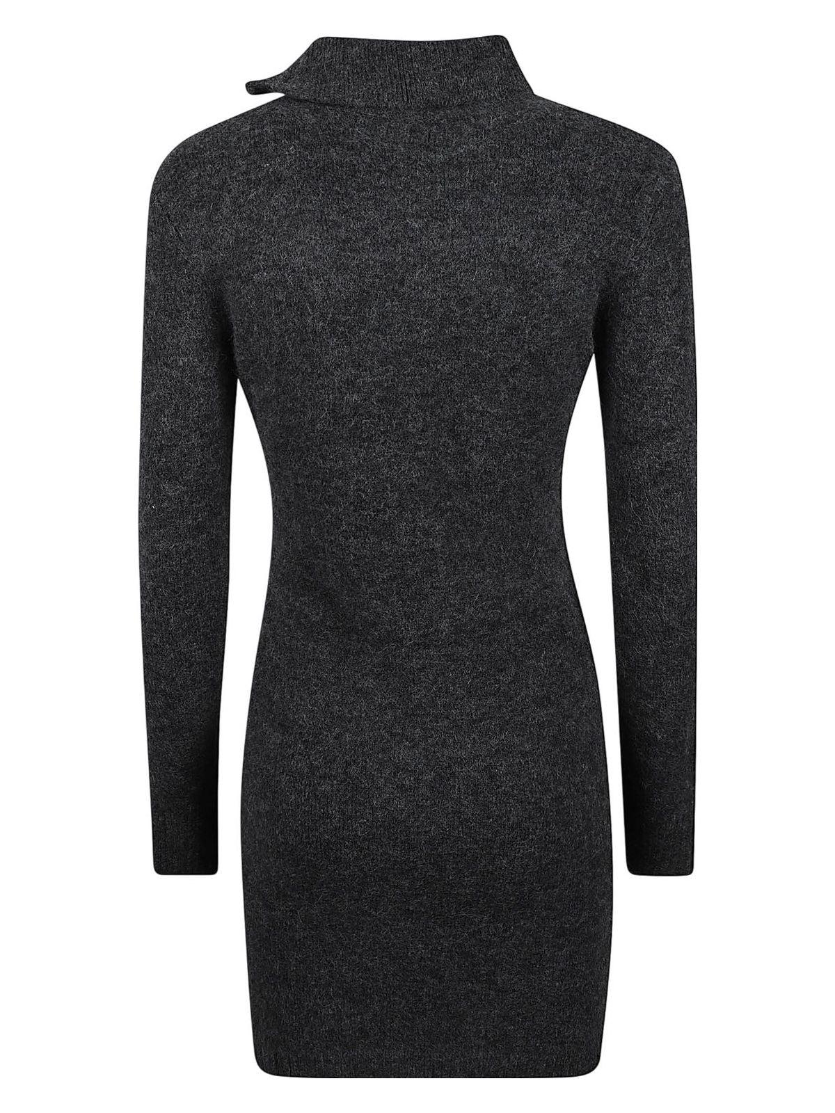 Isabel Marant Women's Luxurious Alpaca Blend Dress in Grey