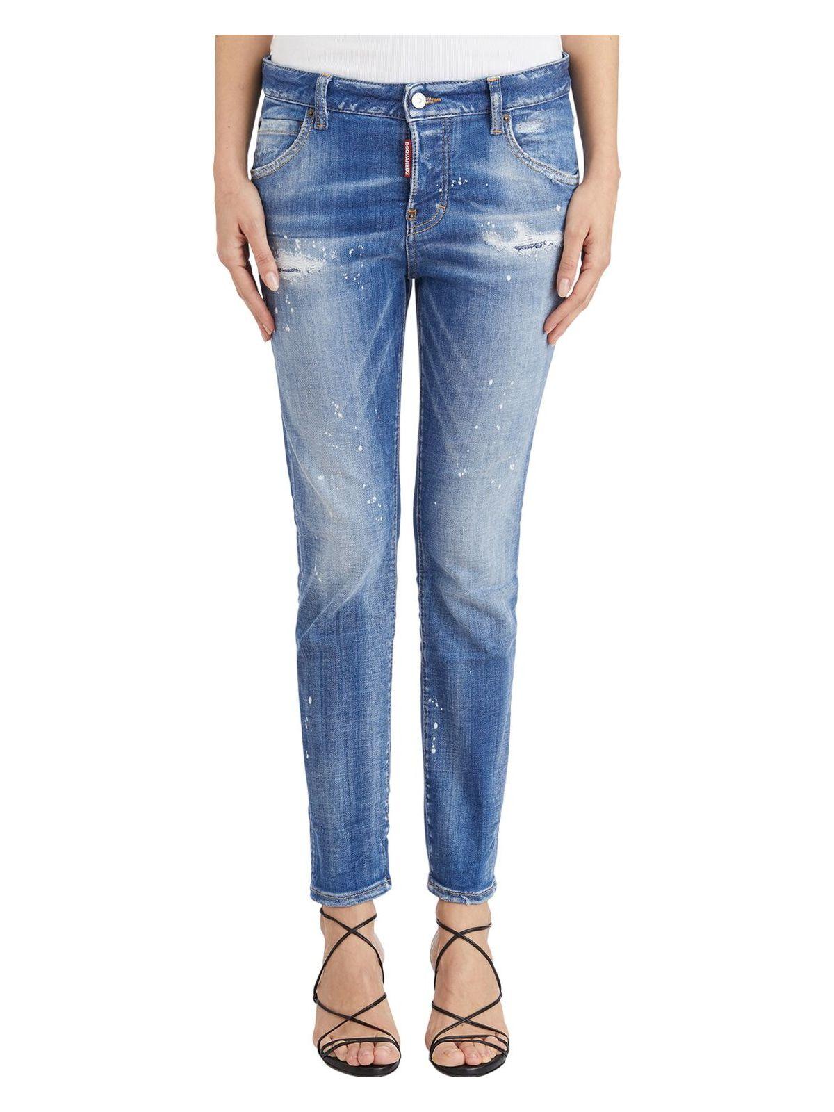 Dsquared2 Cool Girl Denim Pants in Light Blue