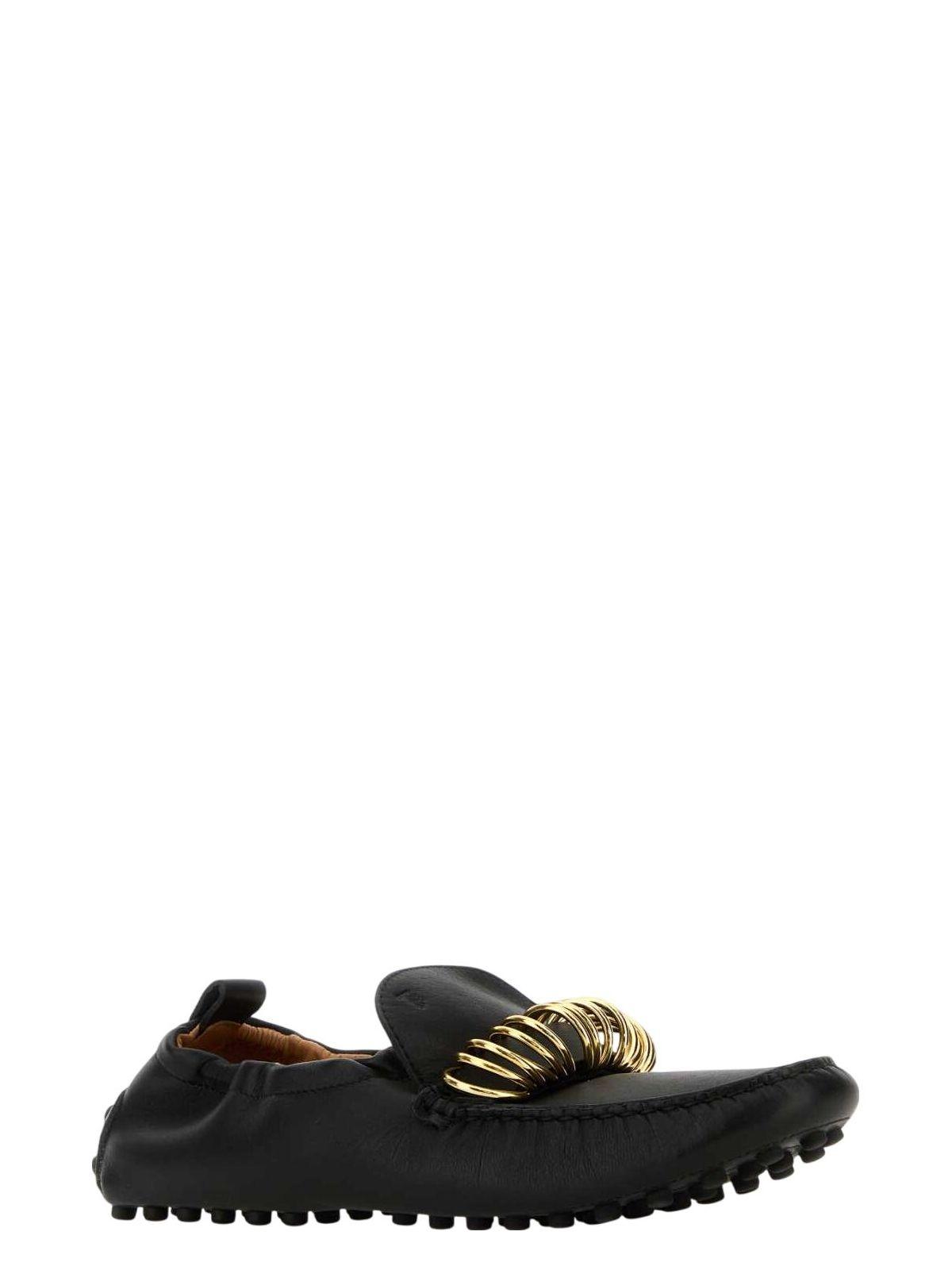 Tod's Women's Black Leather Loafers