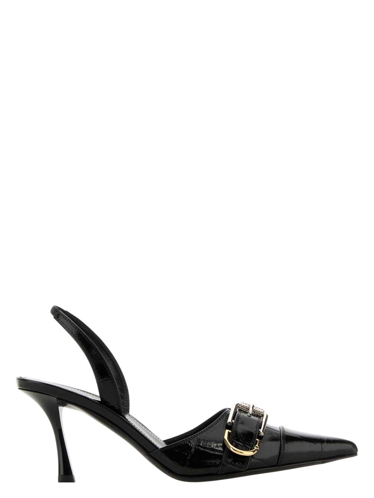 Givenchy Black Leather Voyou Pumps