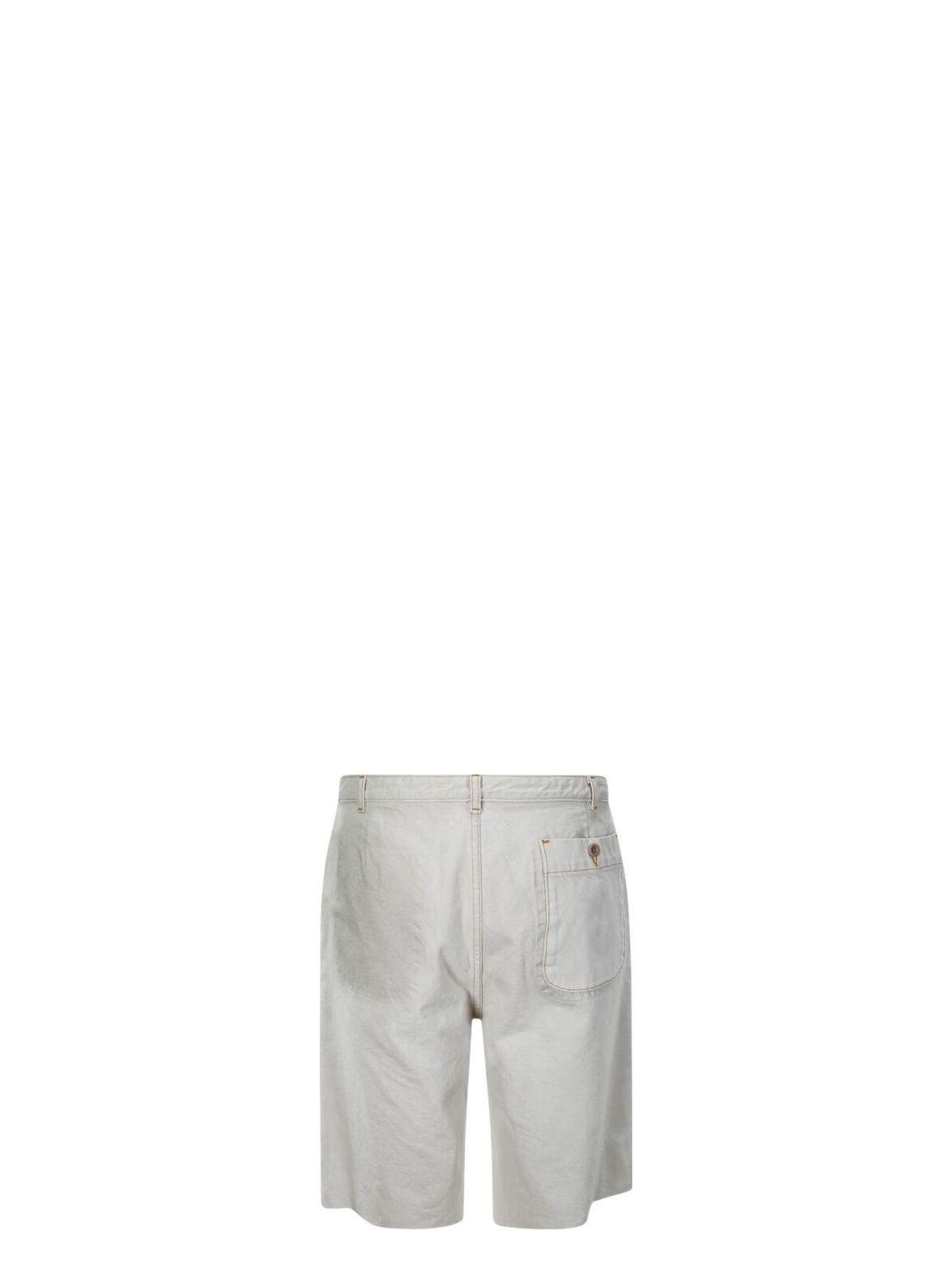 Maison Margiela Chalk Denim Bermuda Shorts