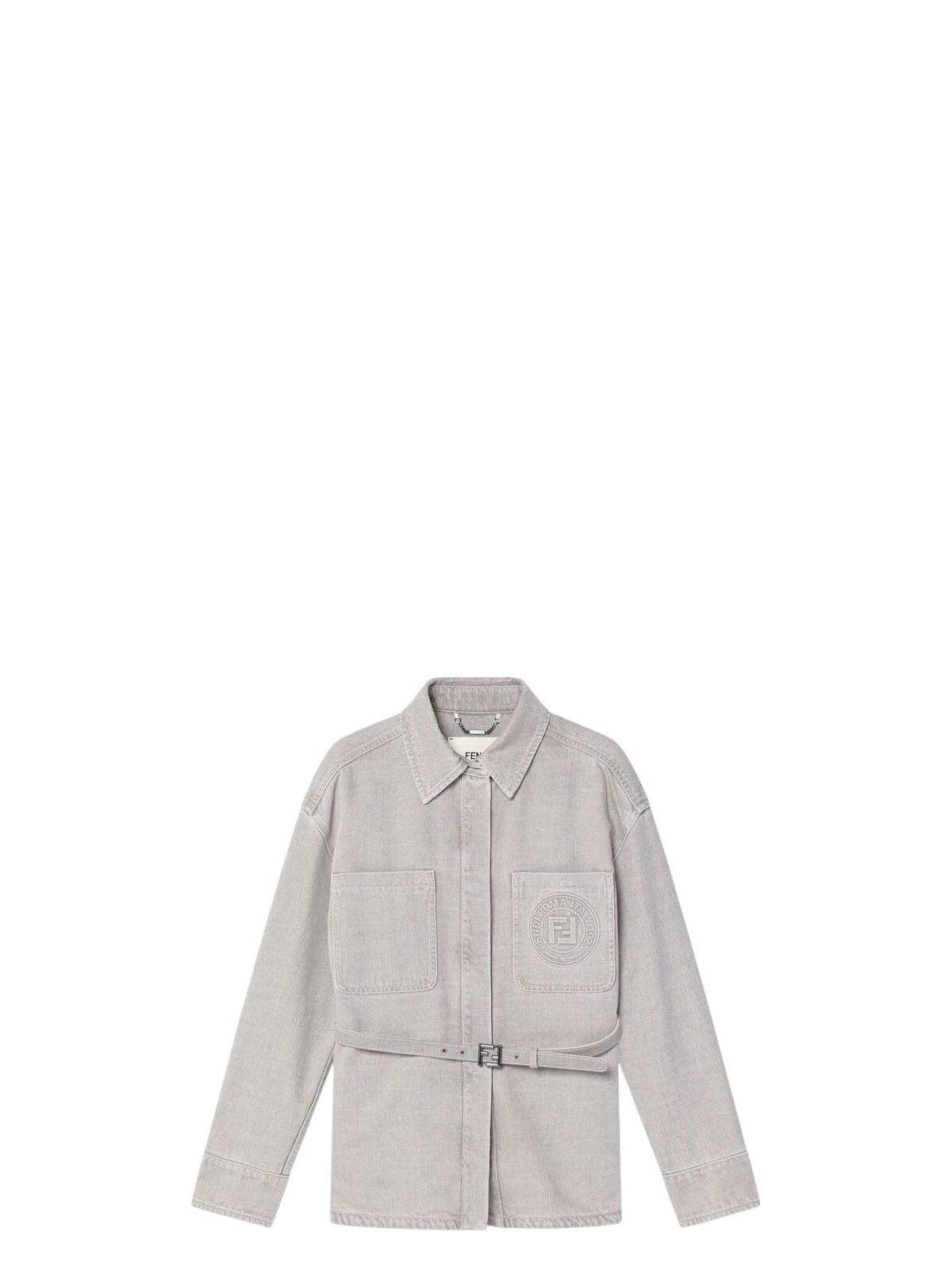 Fendi Women's Cappuccino Denim Go-To Jacket