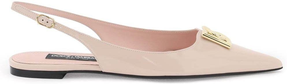 Dolce & Gabbana Leather Slingback Pumps
