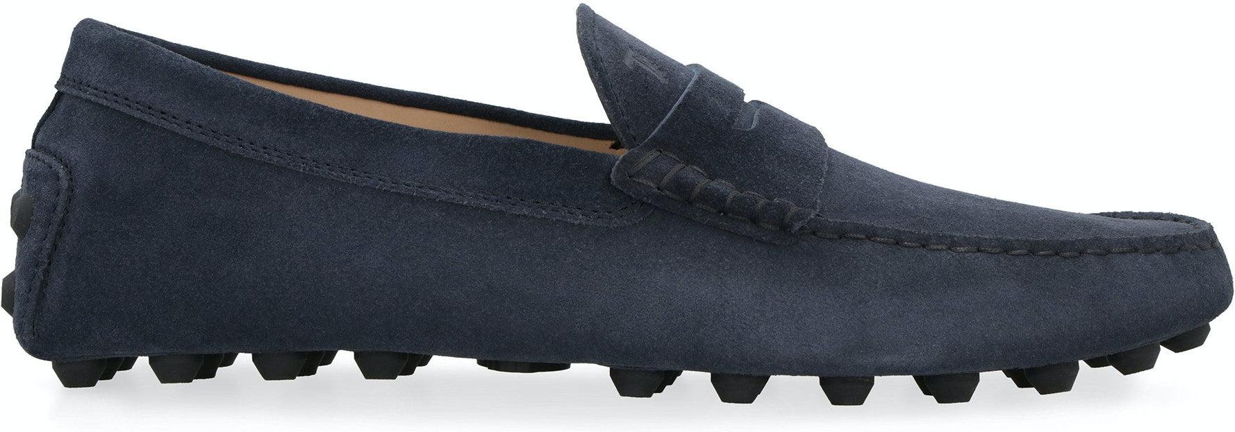 Tod's Men's Gommino Driving Loafers and Suede Moccasins in Blue