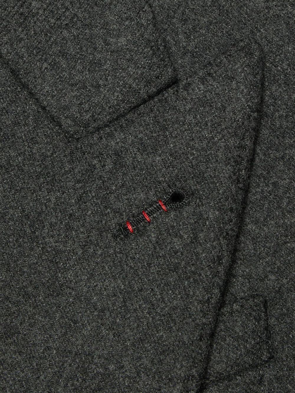 Gucci Men's Fo Jacket Wool Cashmere Heavy Double in Darkgrey
