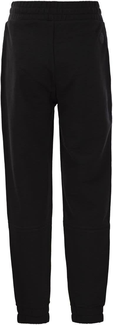 Moncler Women's Logo-Embossed Sports Trousers in Black