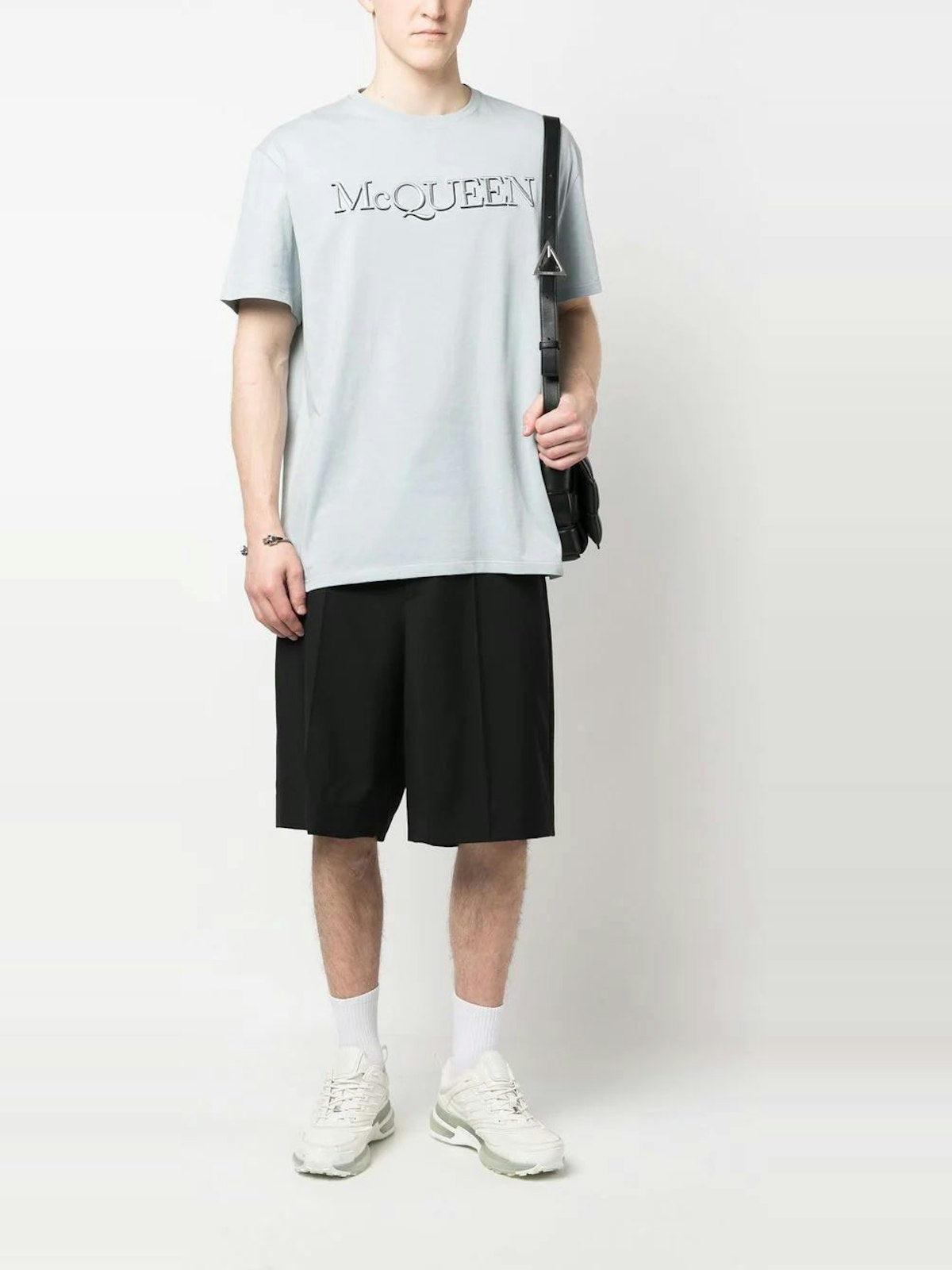 Alexander McQueen Logo Cotton T-Shirt