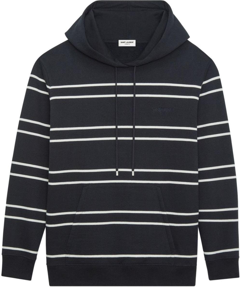 Saint Laurent Cotton Striped Hoodie
