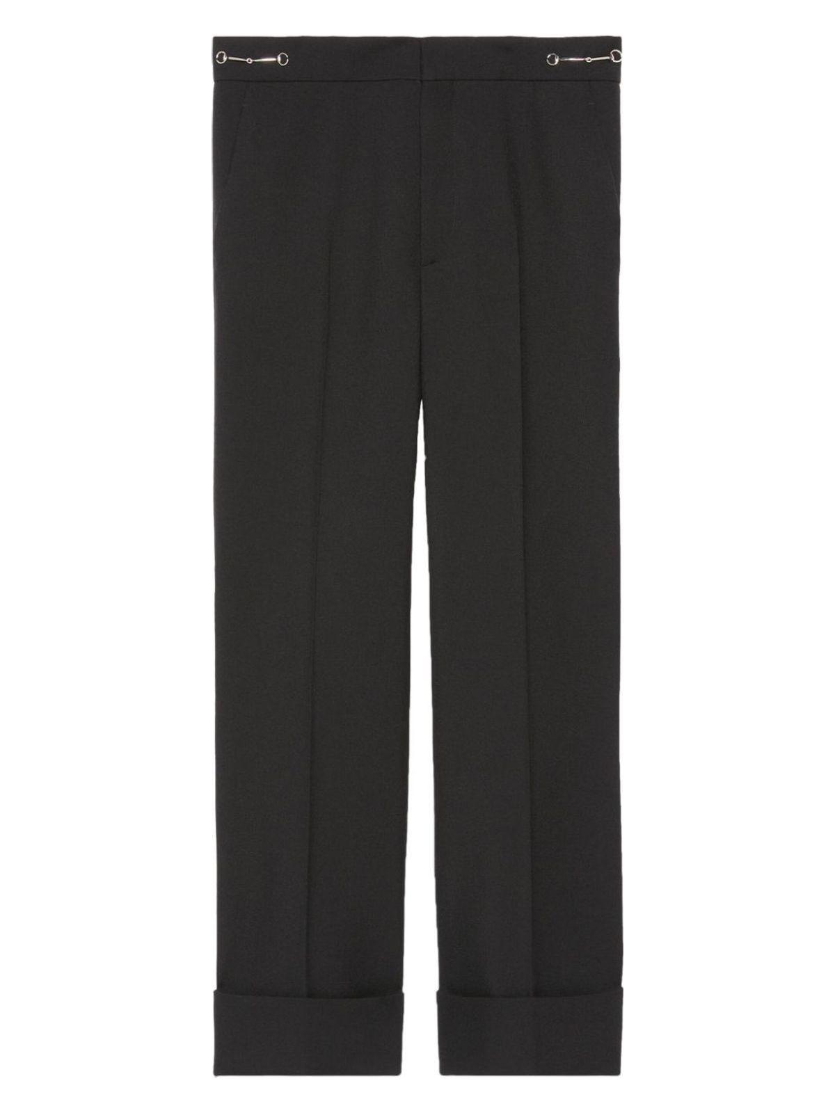 Gucci Women's Wool Trousers in Black