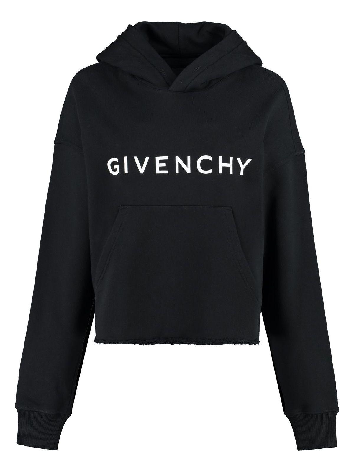 Givenchy Women's Sweatshirts and Cropped Hoodies in Black