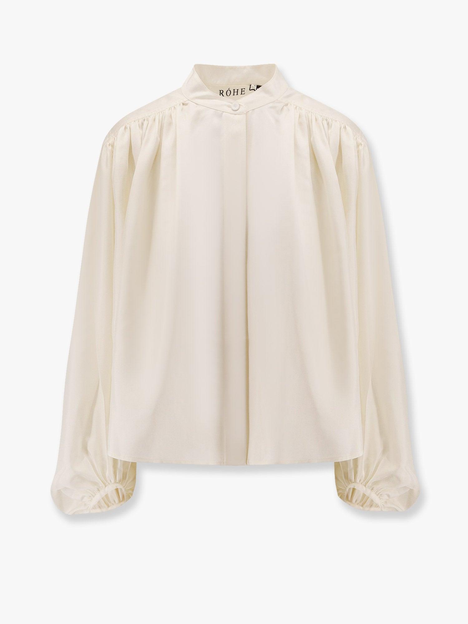 ROHE Crop silk shirt