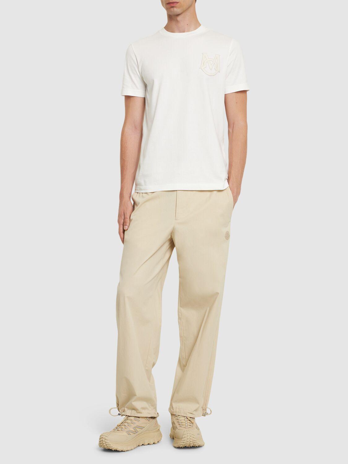 MONCLER Logo Cotton Jersey T-shirt