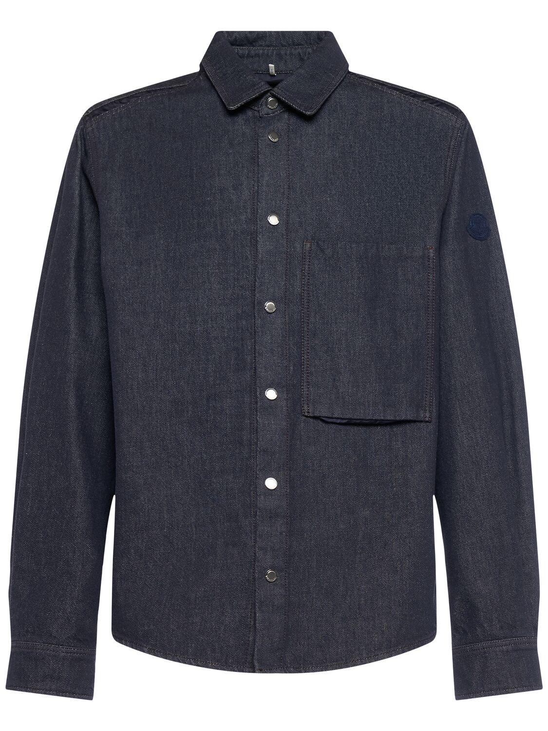 MONCLER Cotton Denim Shirt