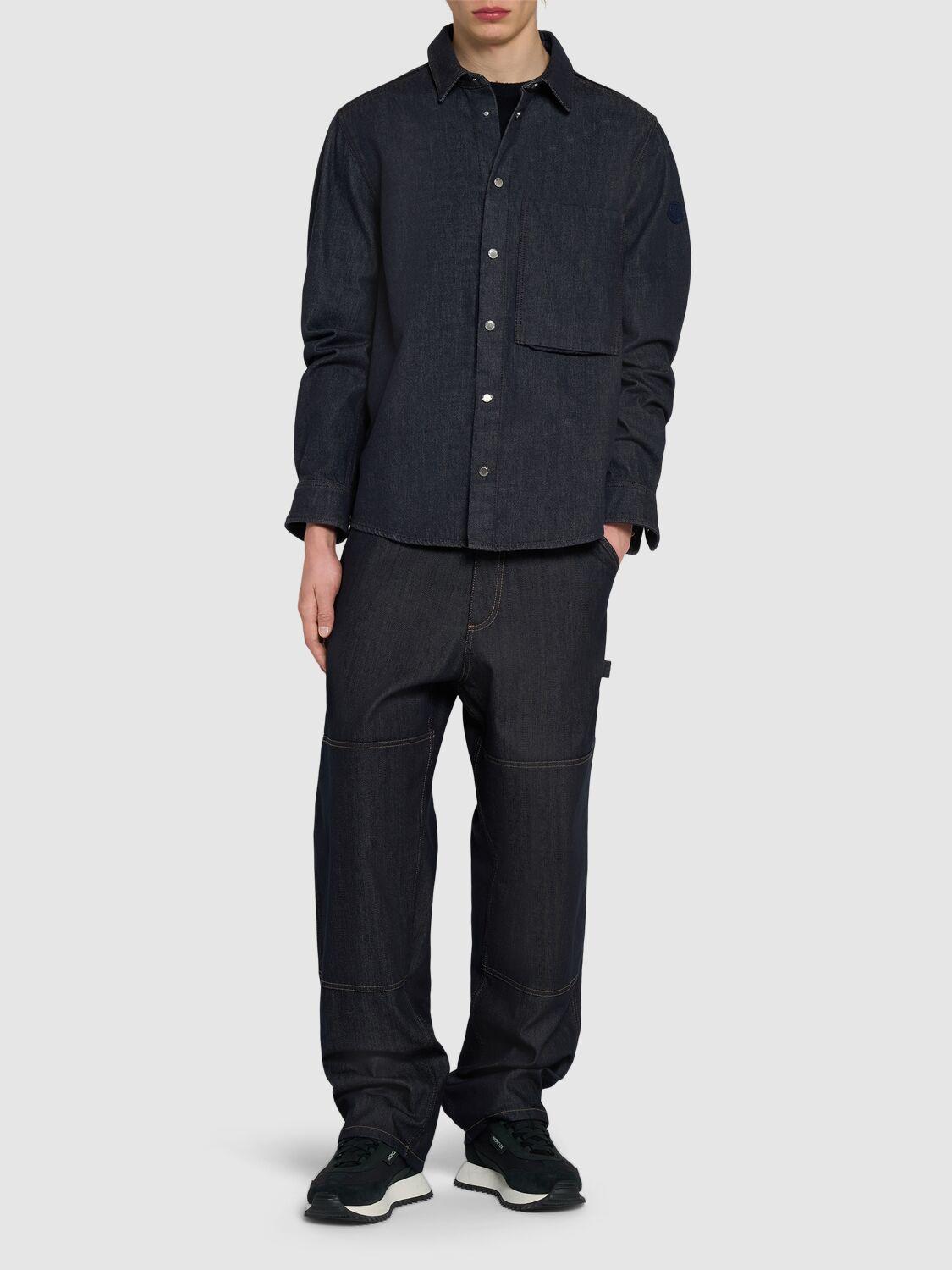 MONCLER Cotton Denim Shirt