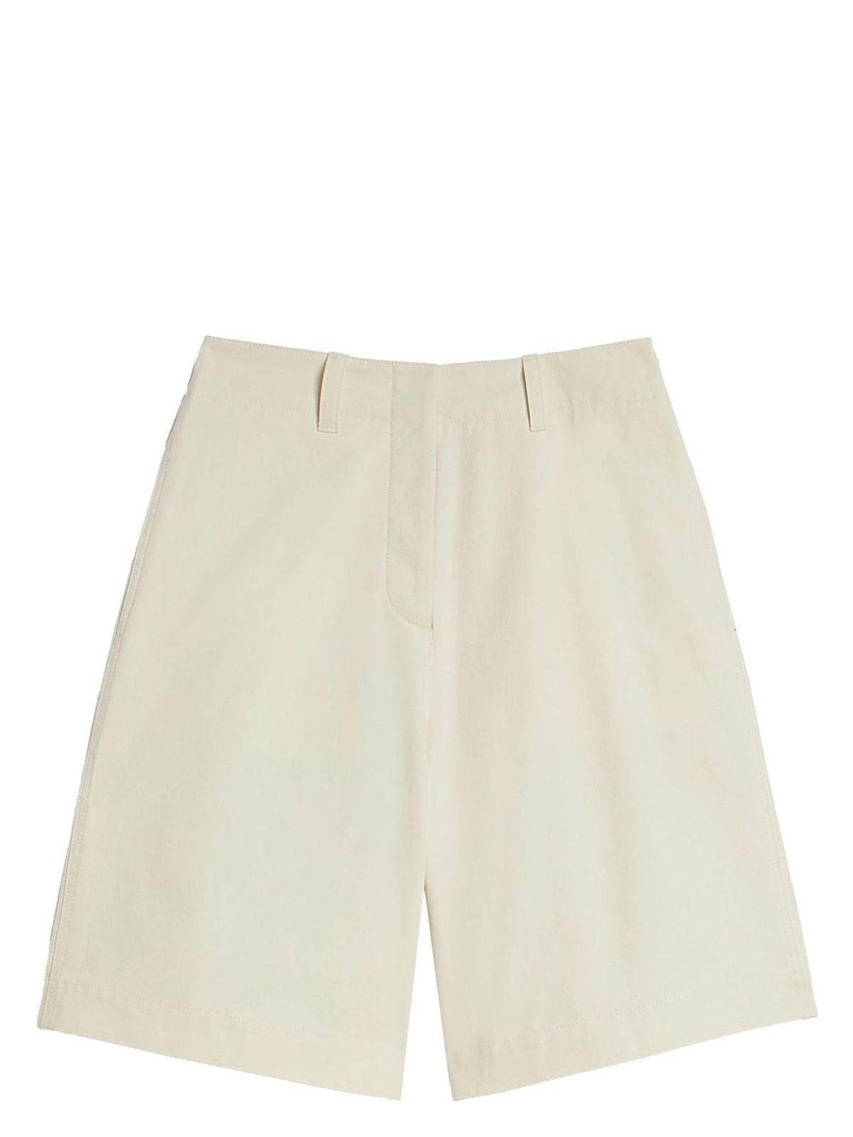 Jil Sander Women's Natural Shorts in Eggshell