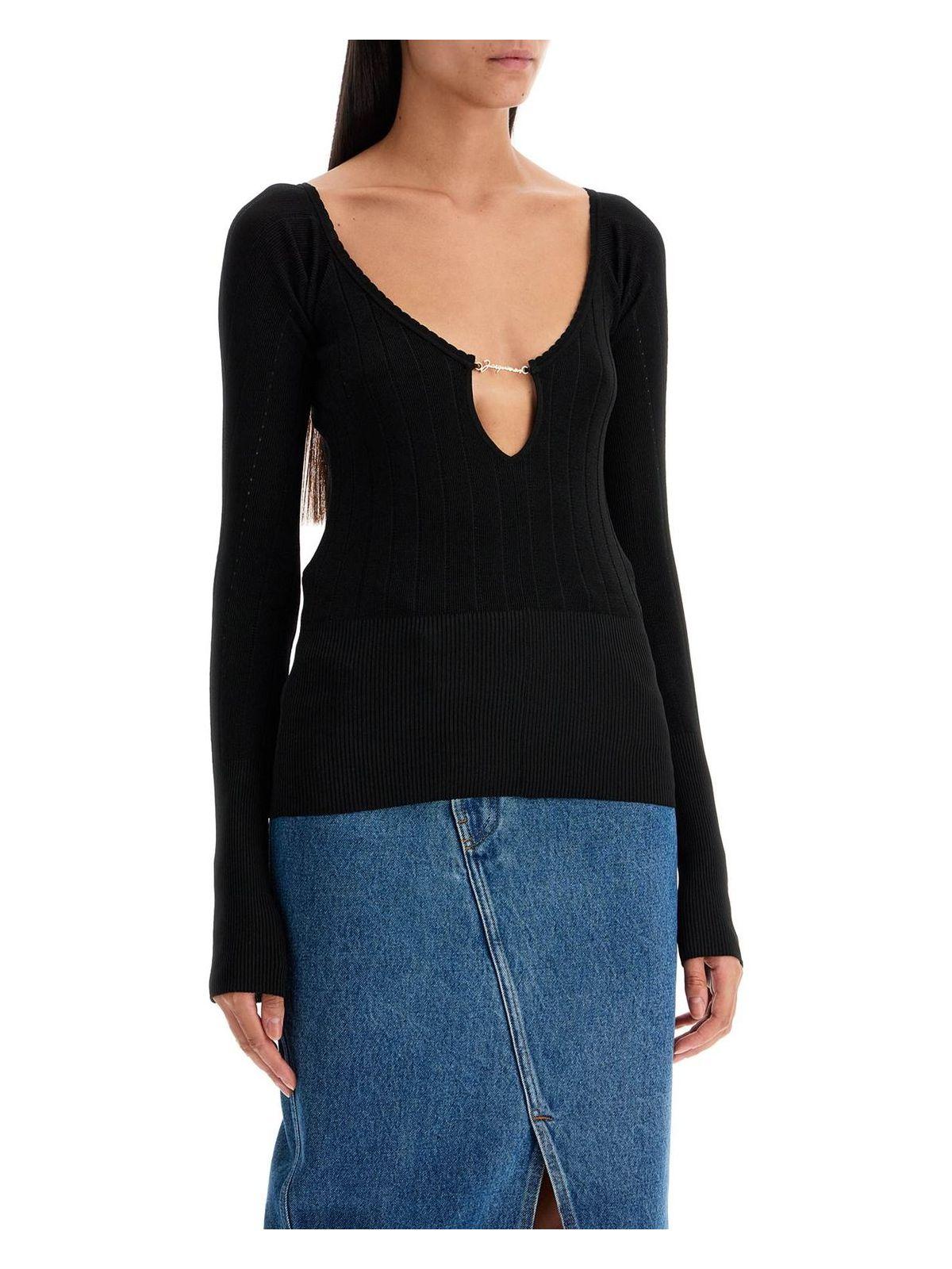 Jacquemus Women's Black Knit Top