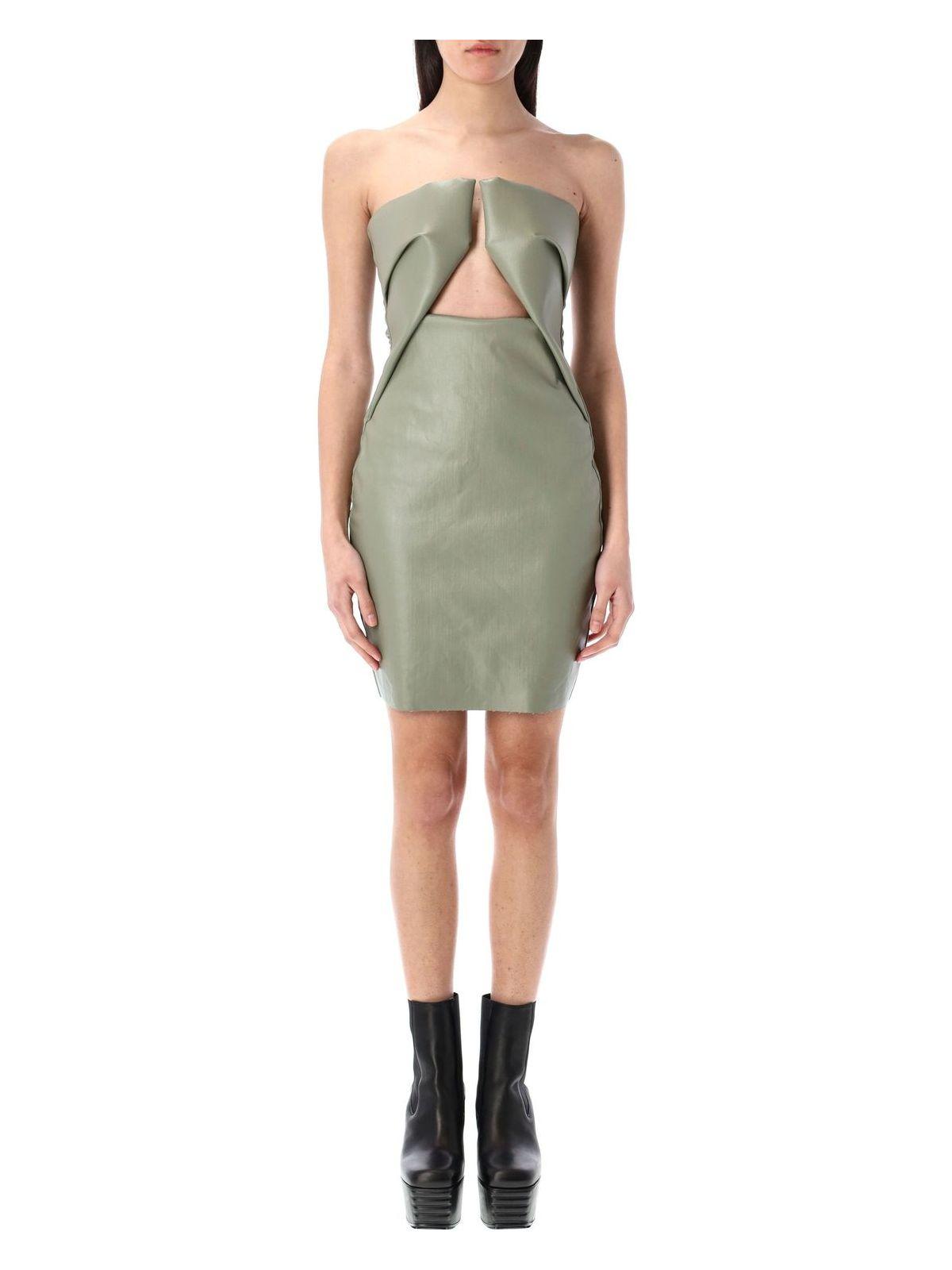 Rick Owens Women's Prong Mini Dress in Celadon
