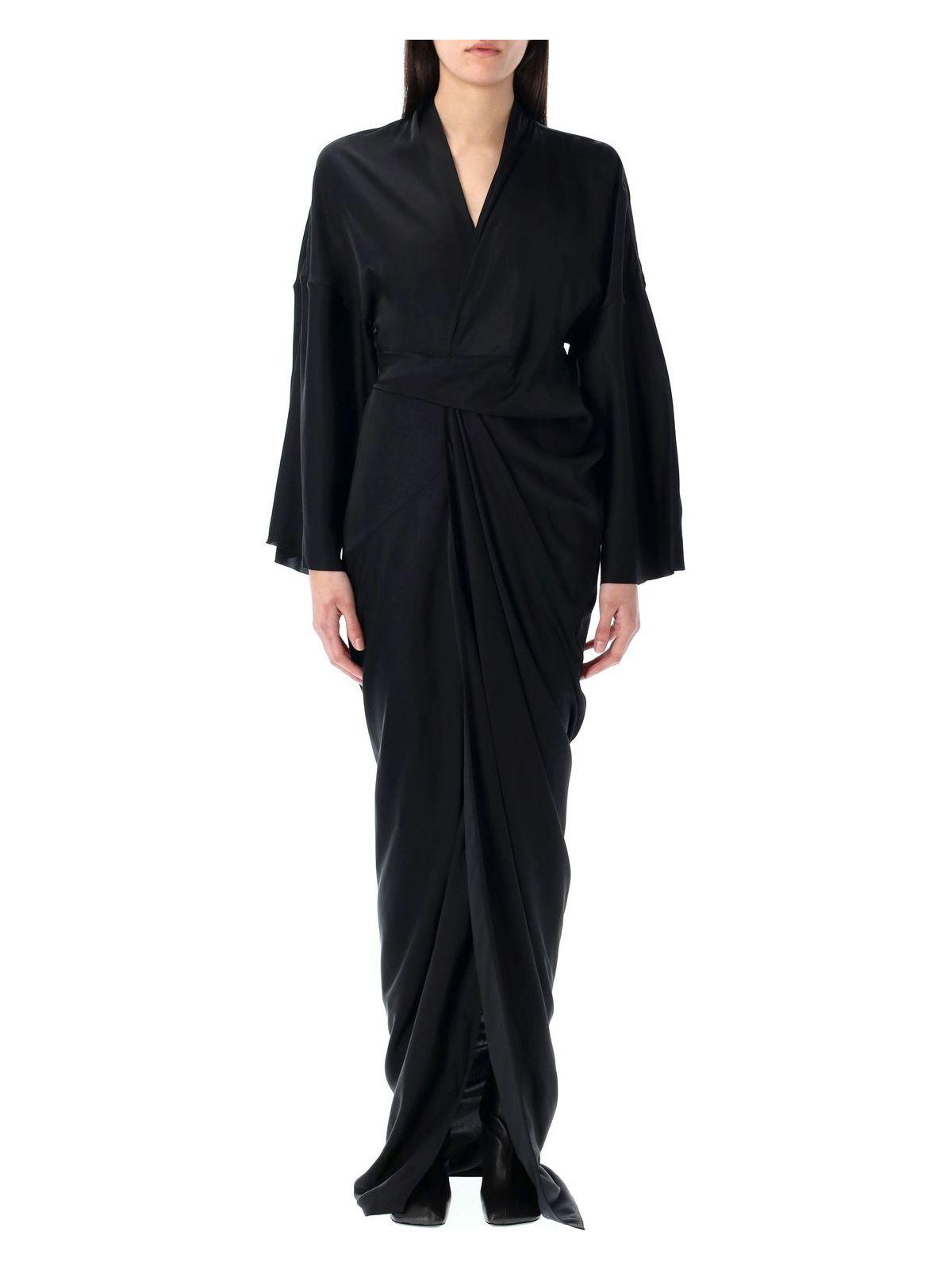 Rick Owens Women's Wrap Gown in Black