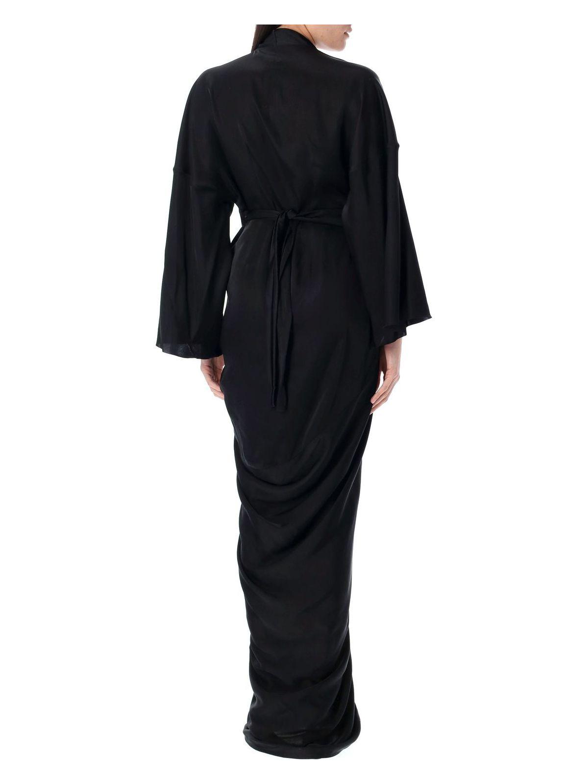 Rick Owens Women's Wrap Gown in Black