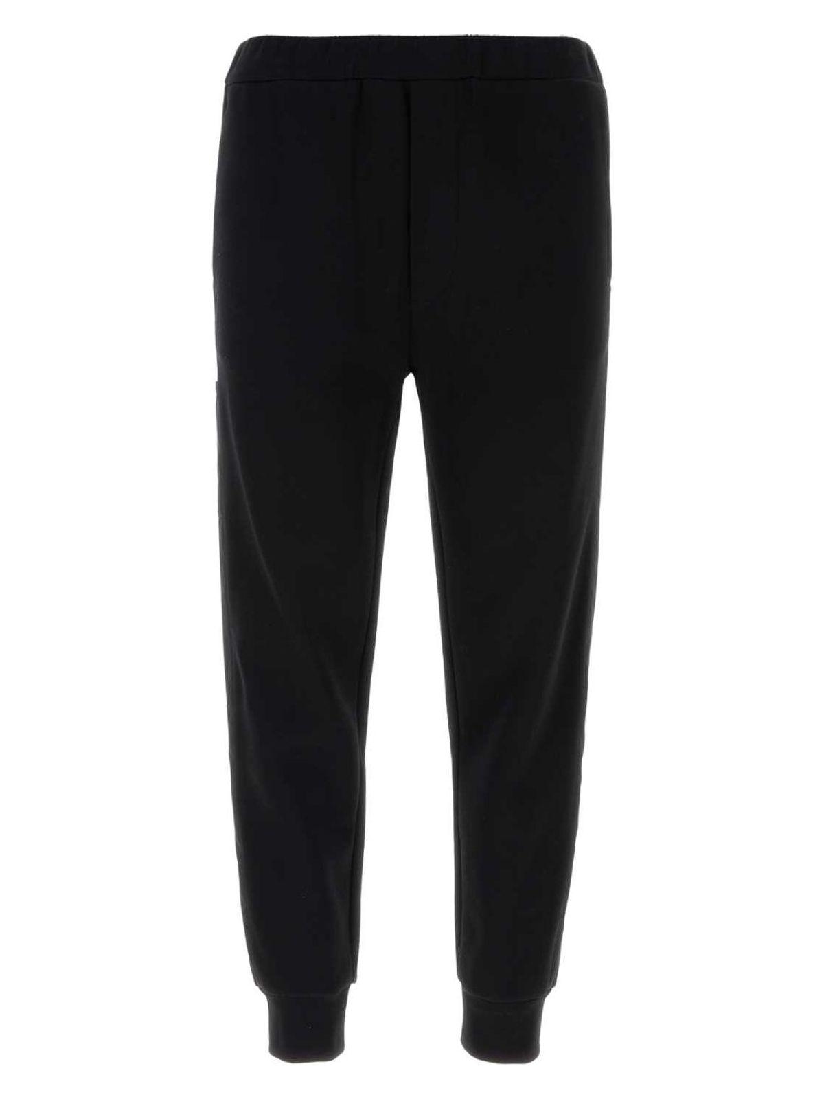 Prada Black Cotton Blend Joggers