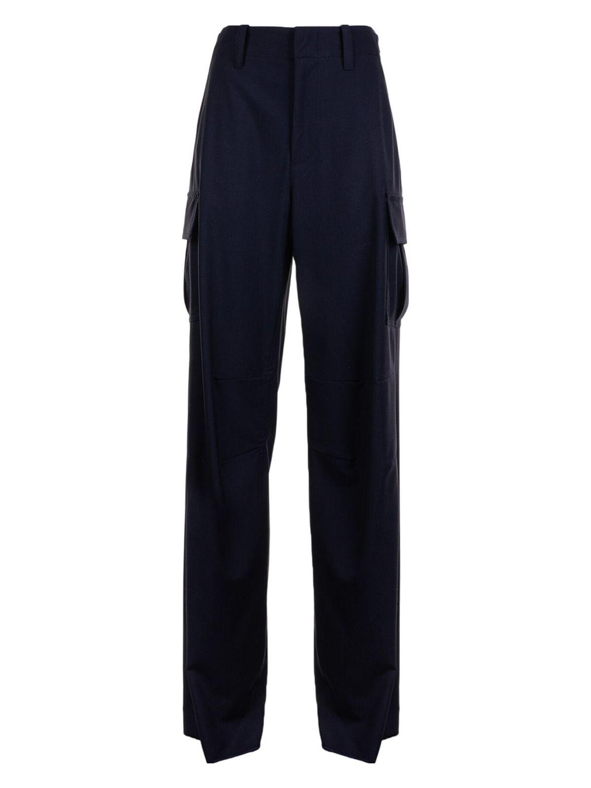 Bottega Veneta Women's Cargo Pants in Blue