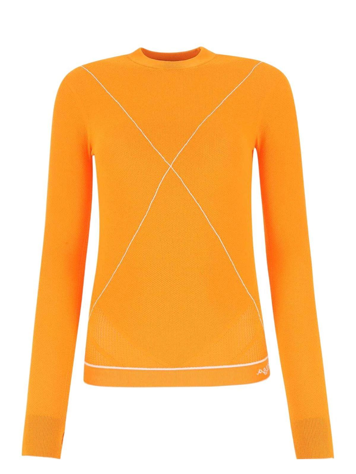 Bottega Veneta Orange Viscose Blend Sweater