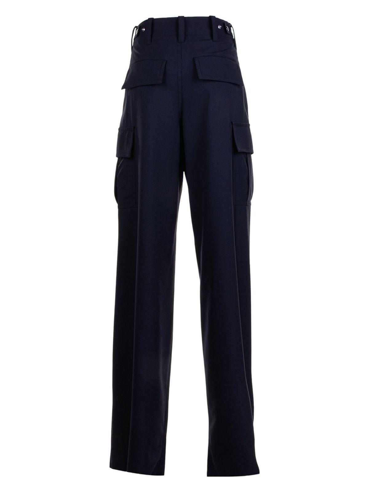 Bottega Veneta Women's Cargo Pants in Blue