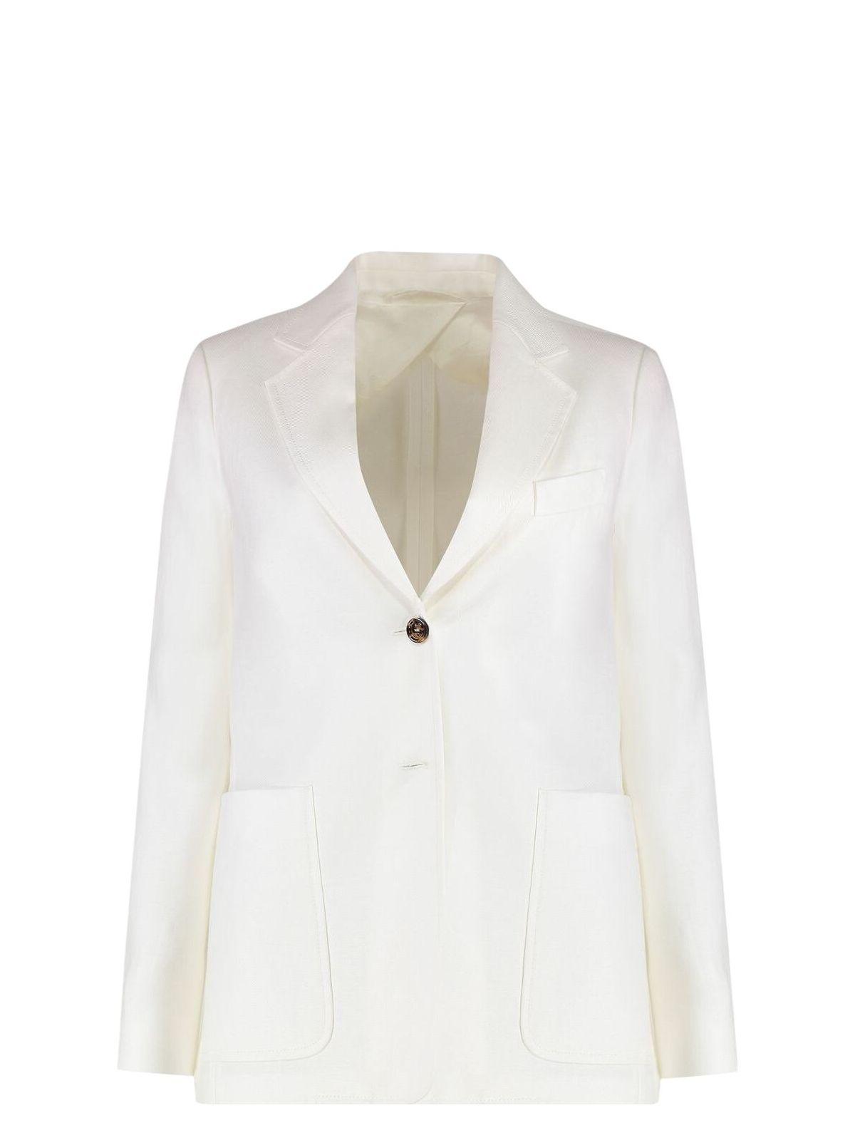 Max Mara Women's Guglia Linen Jacket in White