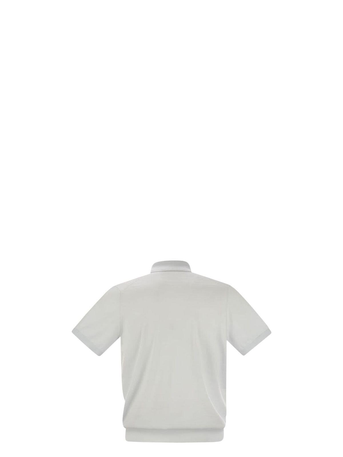 Brunello Cucinelli Lightweight Cotton Knit Polo Shirt