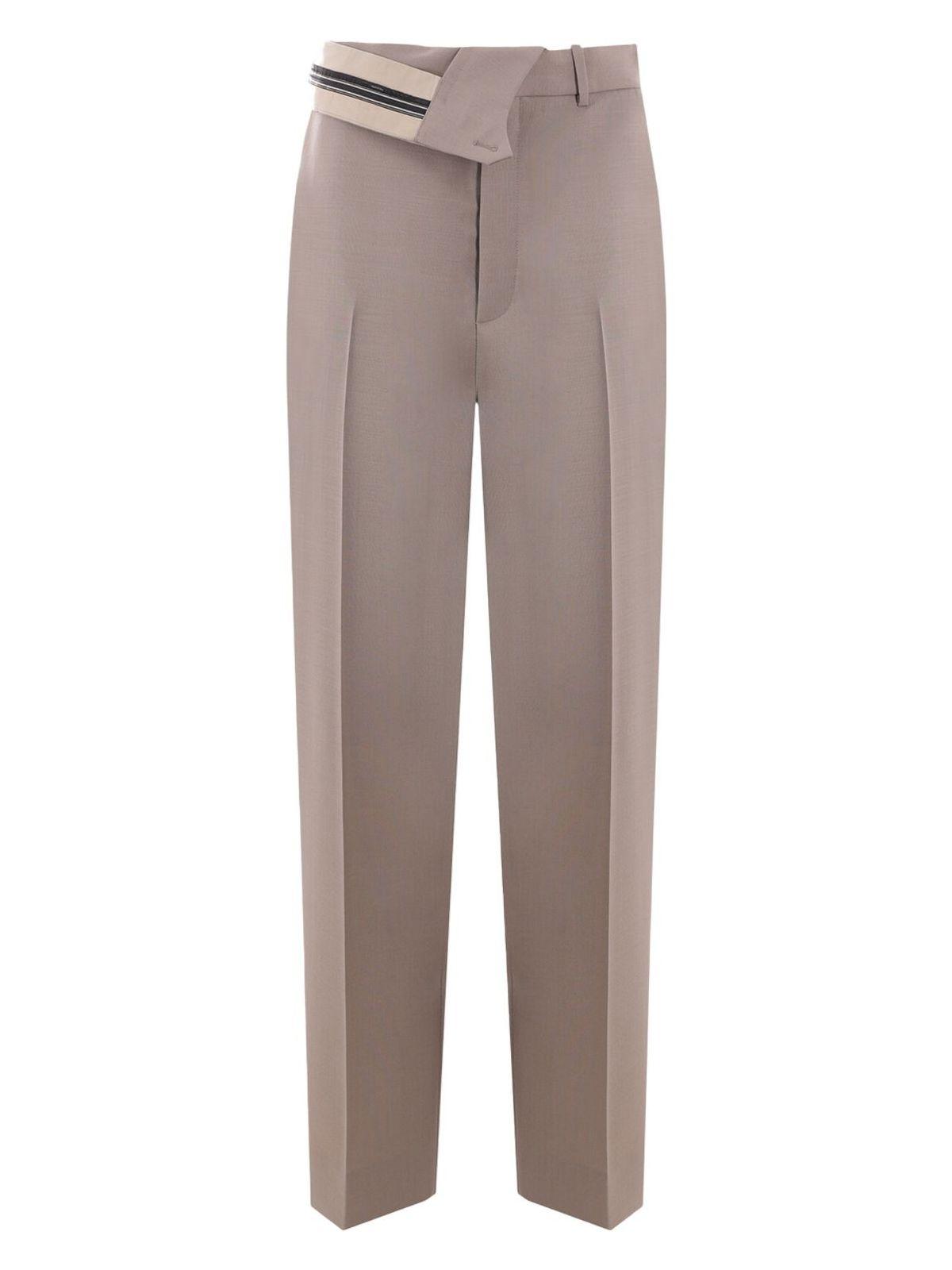 Fendi Mohair And Wool Trousers
