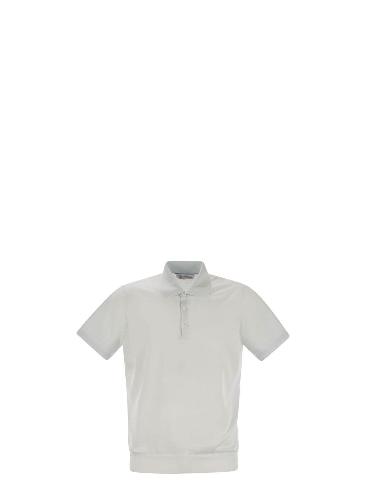 Brunello Cucinelli Lightweight Cotton Knit Polo Shirt