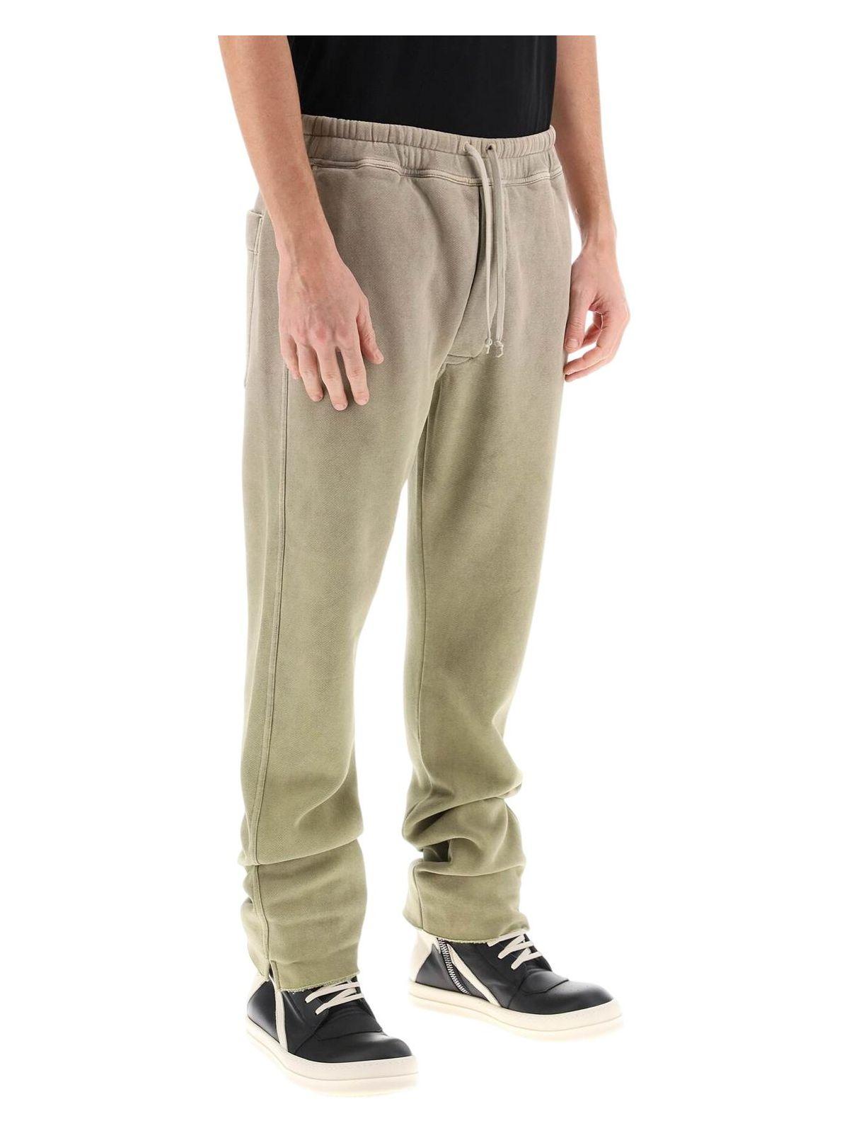 Moncler + Rick Owens Moncler Grenoble Men's Logo Detail Cotton Track-Pants in Turtledove