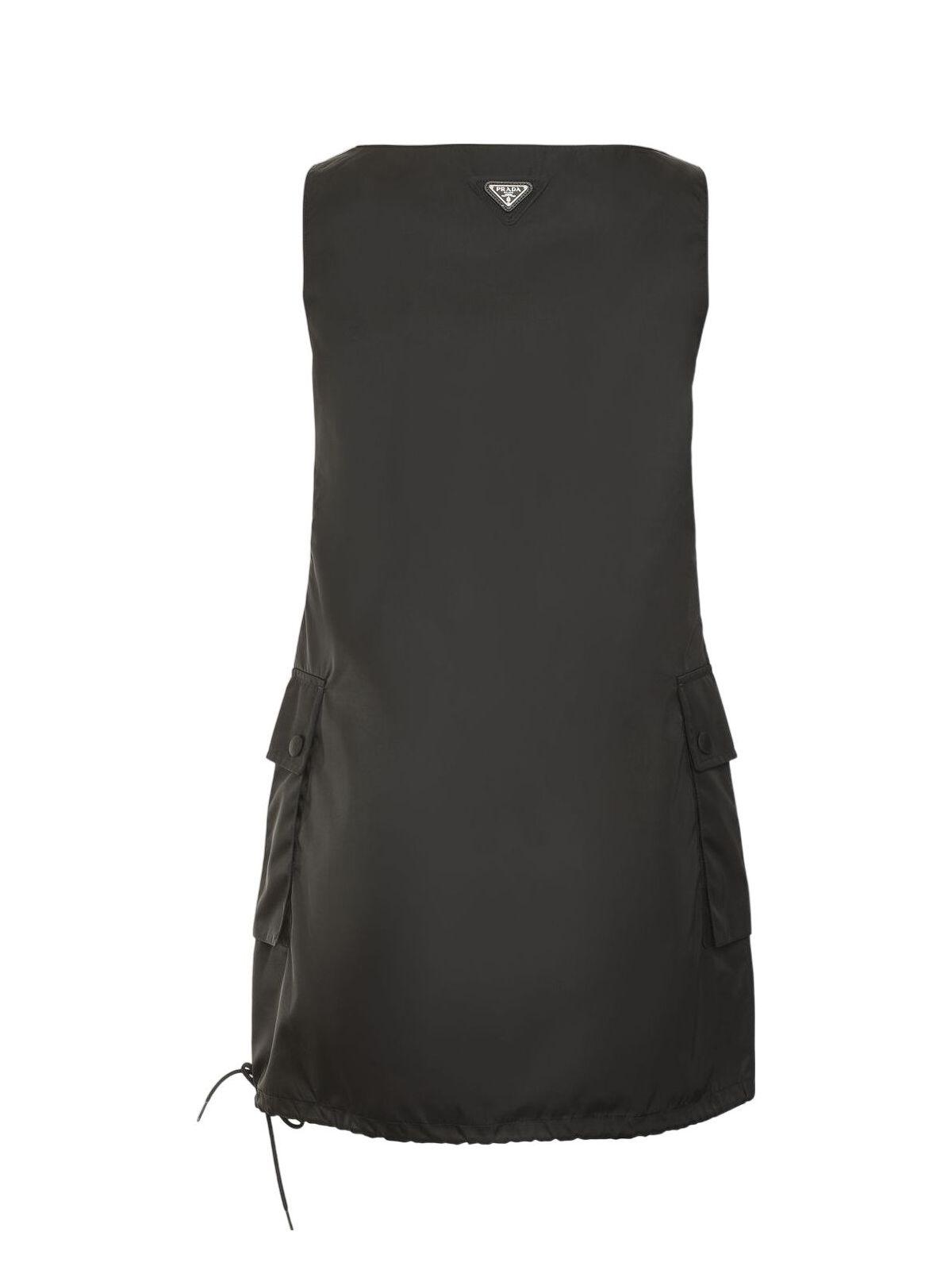 Prada Women's Re-Nylon Dress in Black