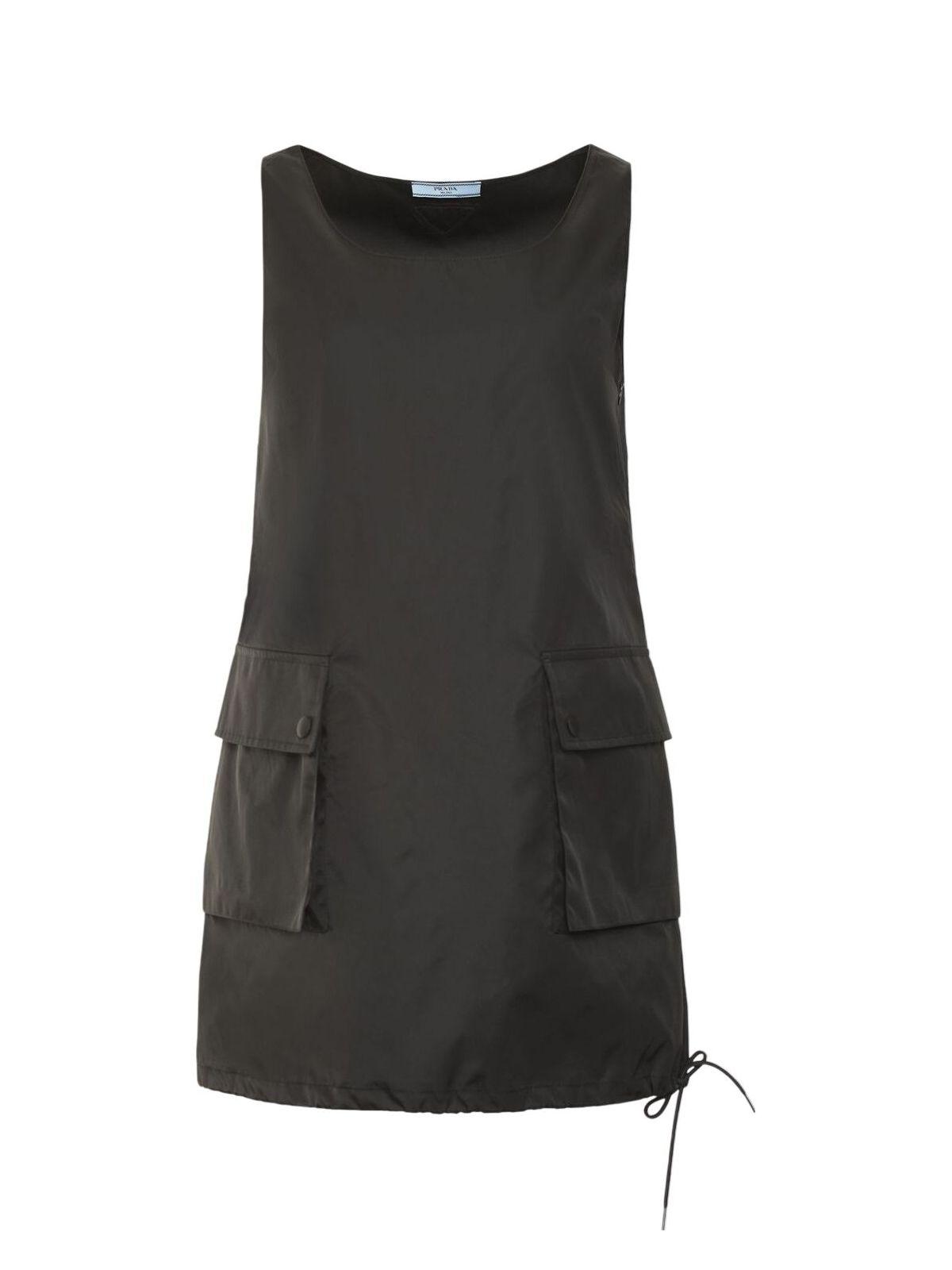 Prada Women's Re-Nylon Dress in Black