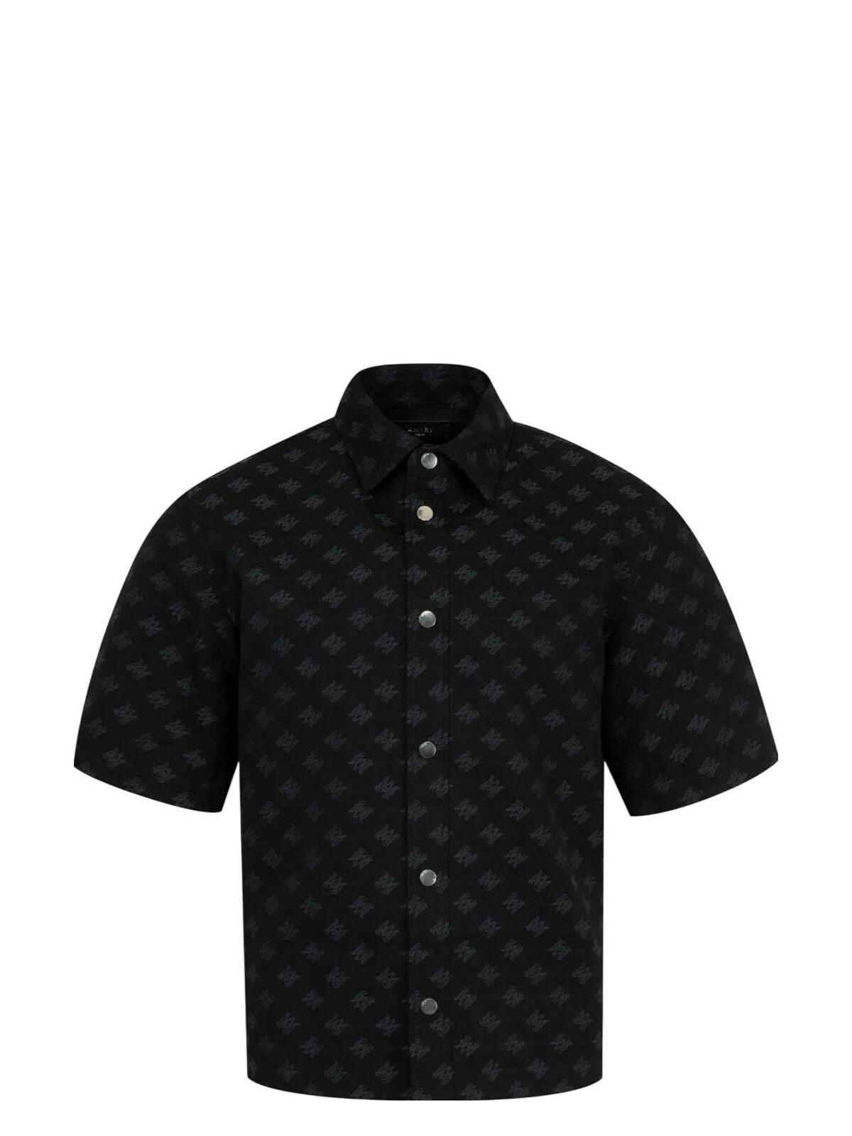 Amiri Ma Quad Jacquard Short-sleeved Shirt