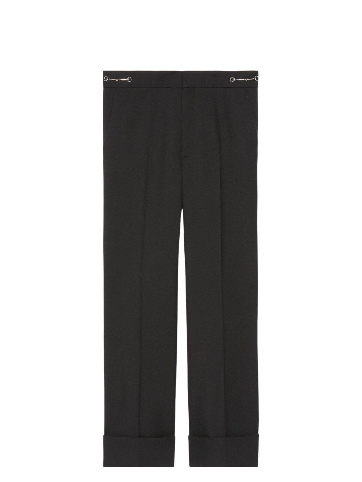 Gucci Women's Wool Trousers in Black