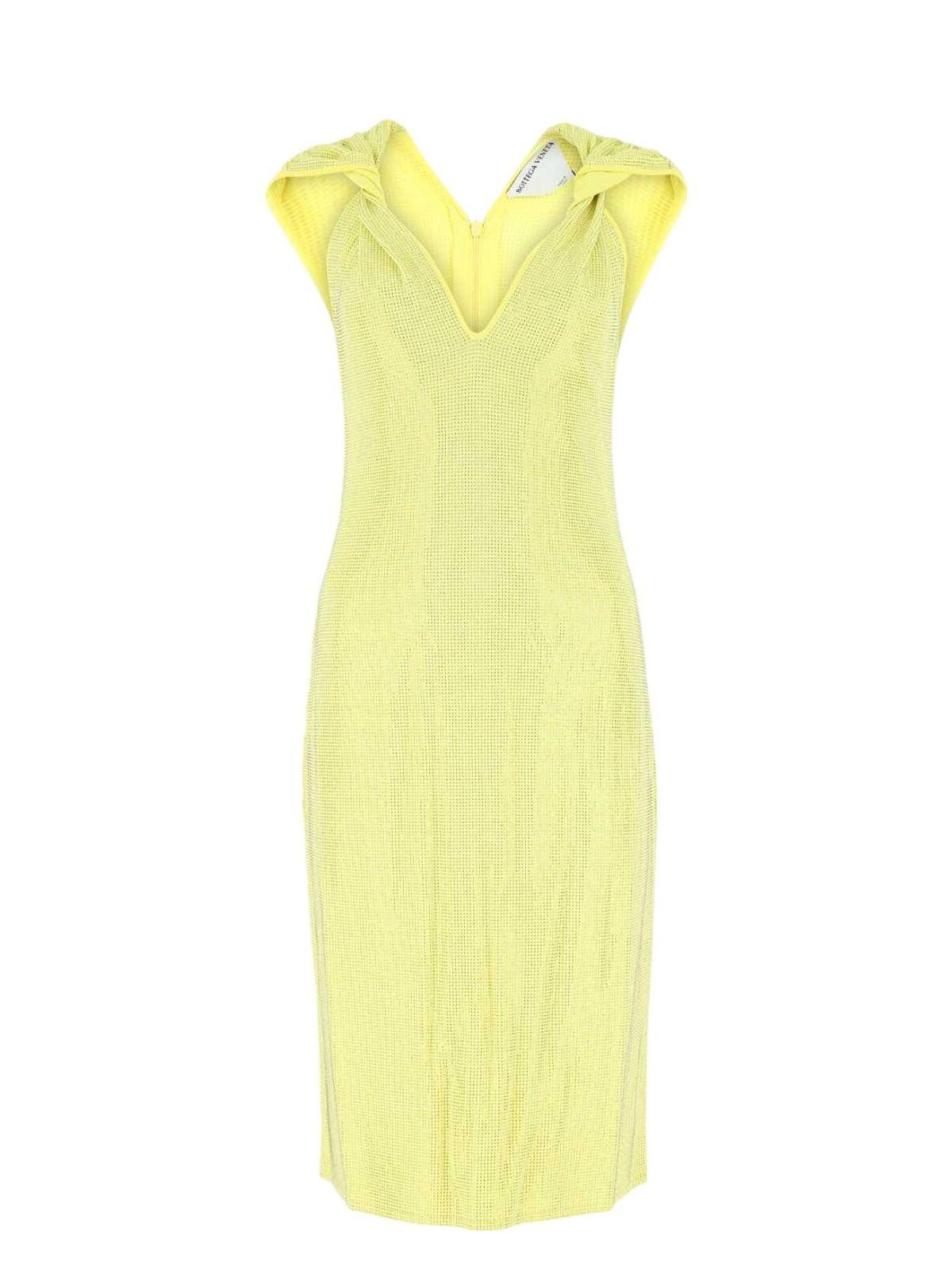 Bottega Veneta Embellished Stretch Viscose Blend Dress