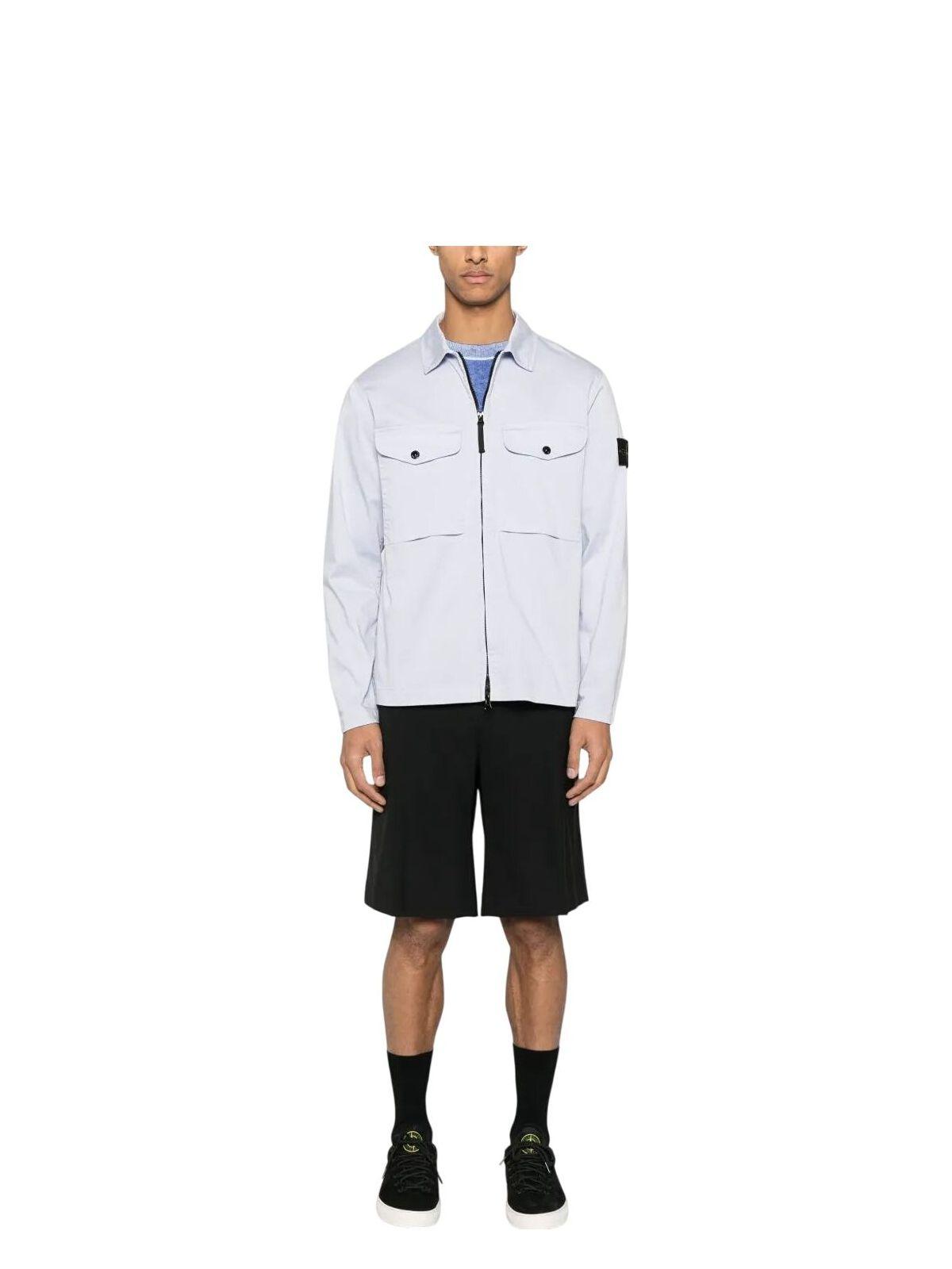 Stone Island Men's Crew Neck in V0028 Blue Mar
