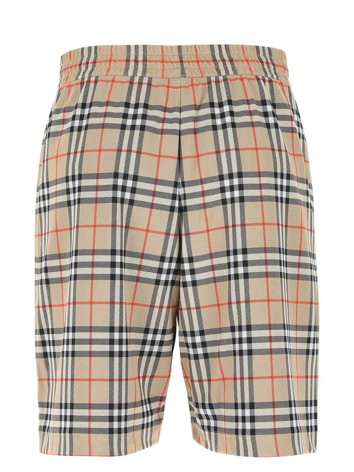 Burberry Men's Embroidered Polyester Bermuda Shorts