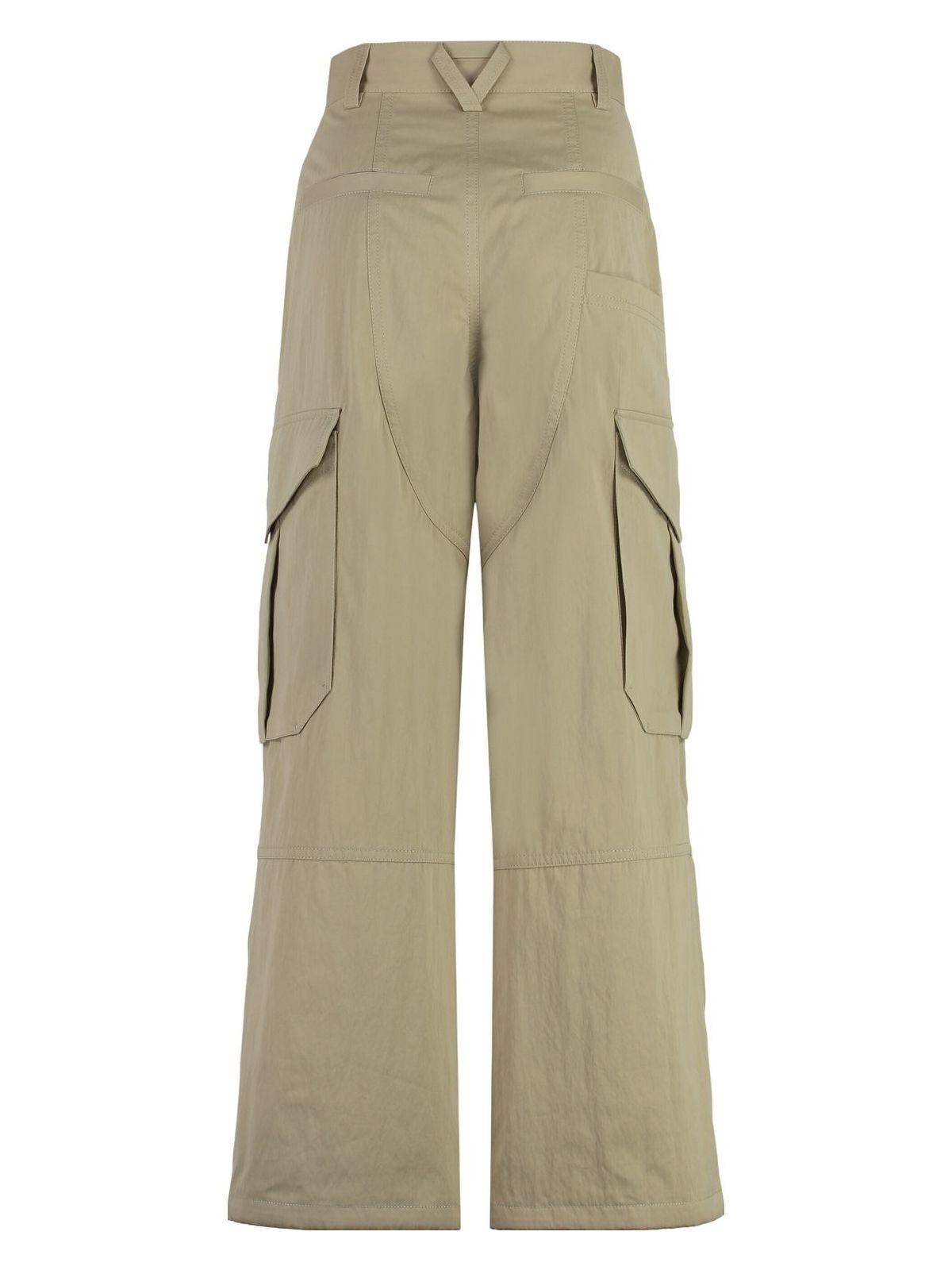 Bottega Veneta Beige Cotton Blend Cargo Pant