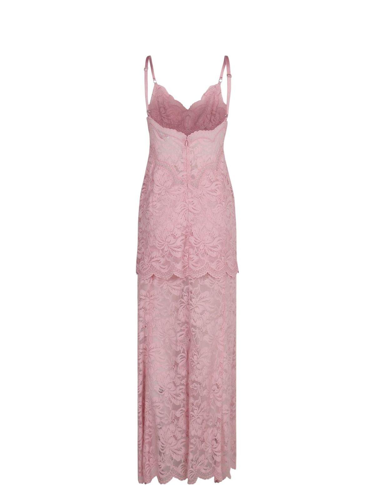 Paco Rabanne Women's Lace Dress in Pink