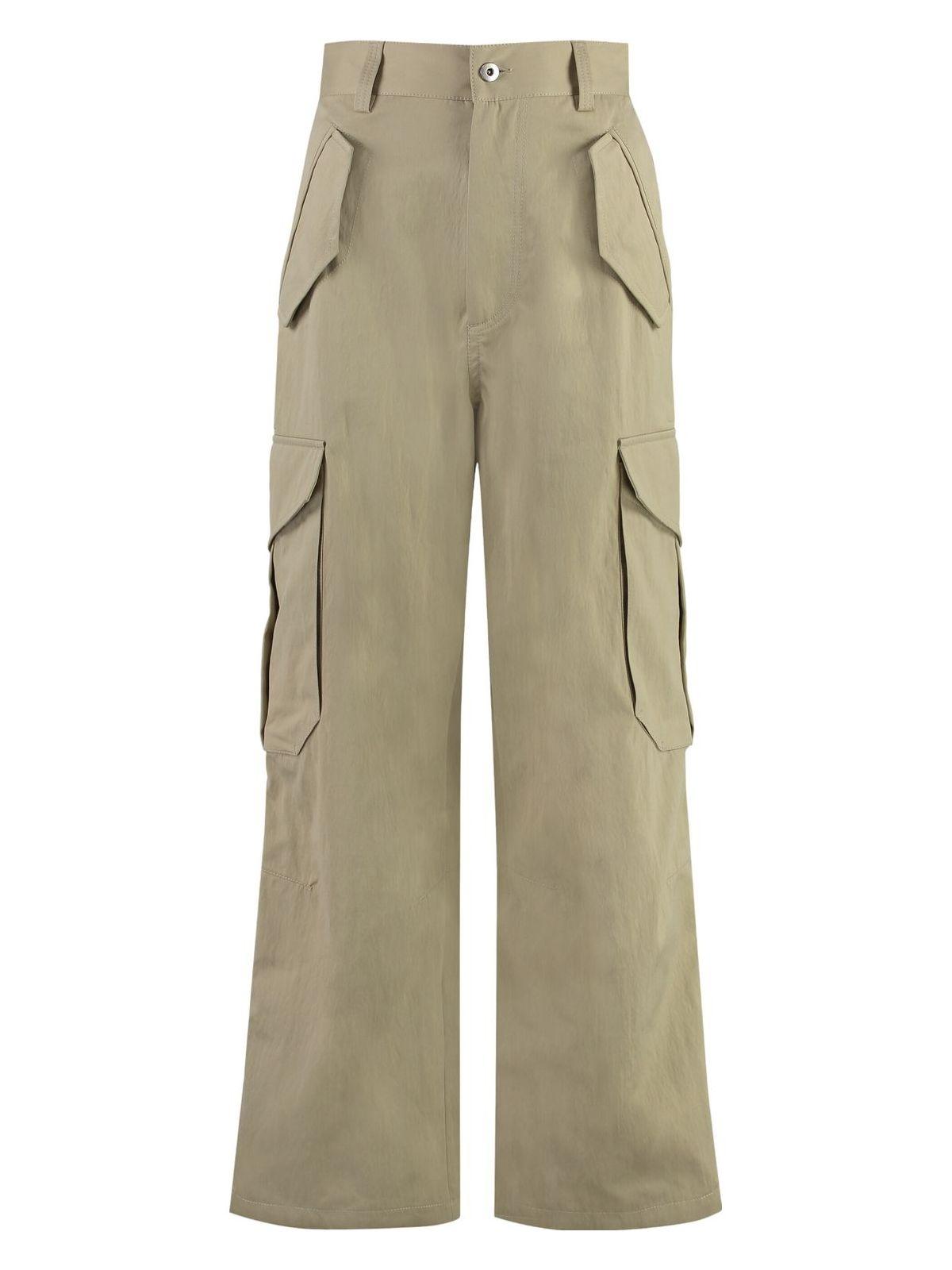 Bottega Veneta Beige Cotton Blend Cargo Pant