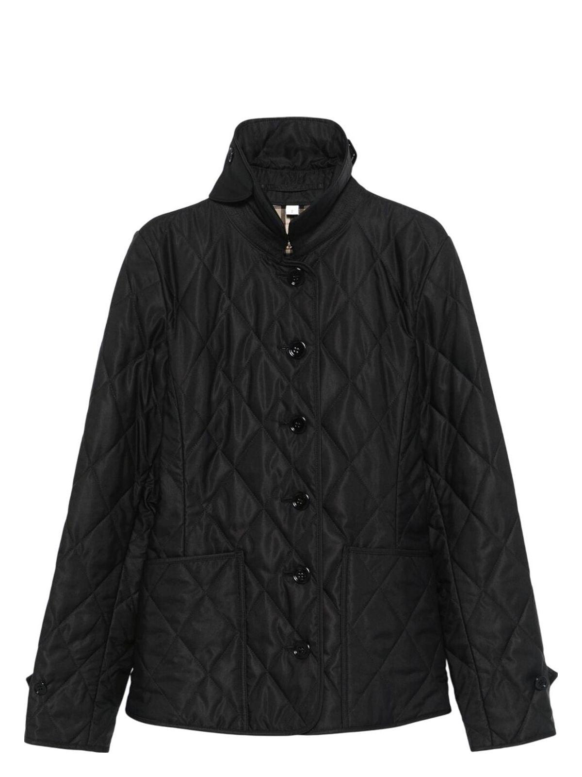 Burberry Women's Quilted Jacket in Black