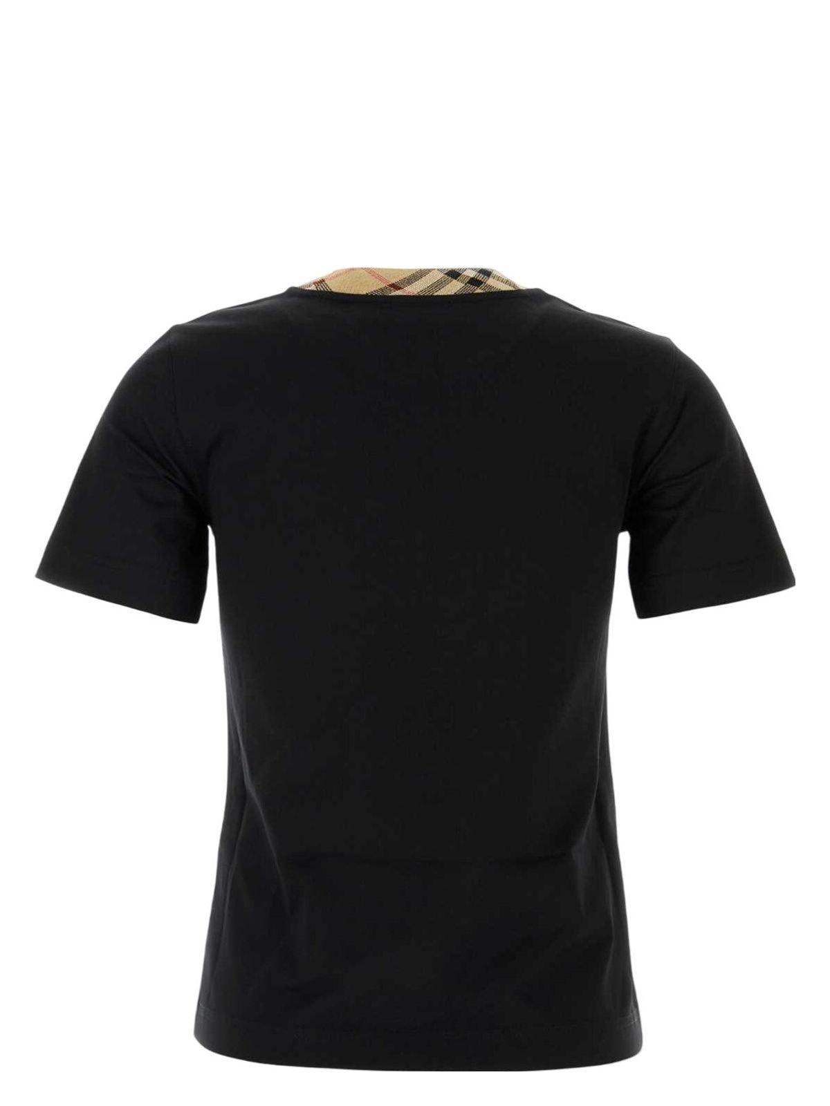 Burberry Black Cotton T-shirt