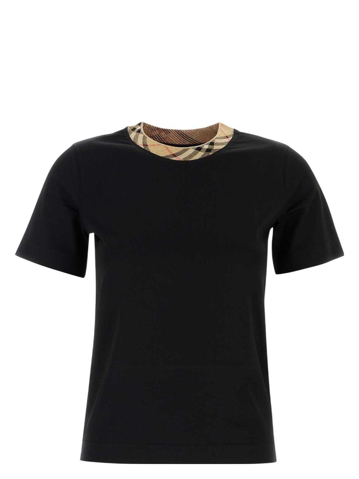 Burberry Black Cotton T-shirt