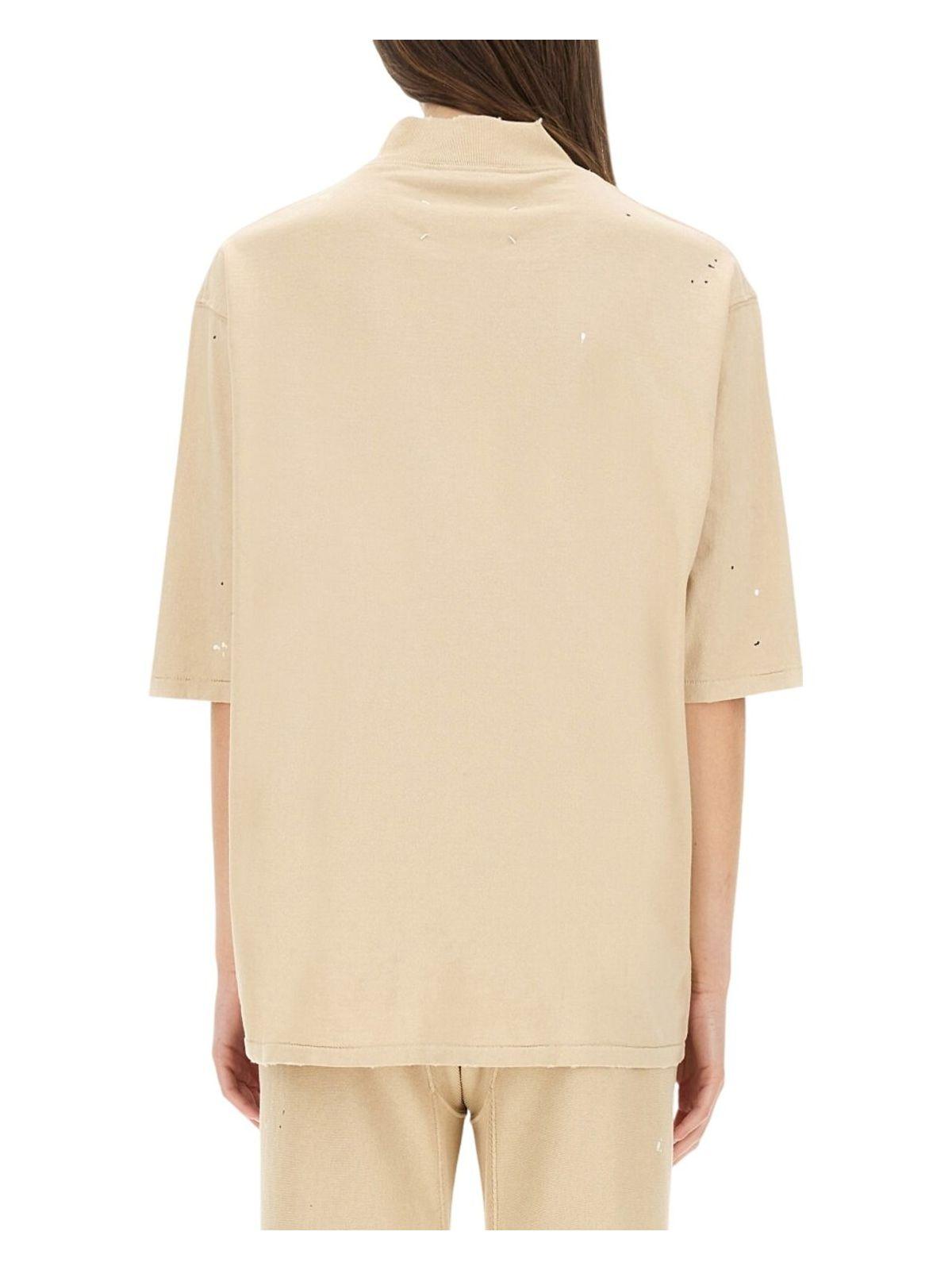 Maison Margiela T-Shirt in Beige and Ivory