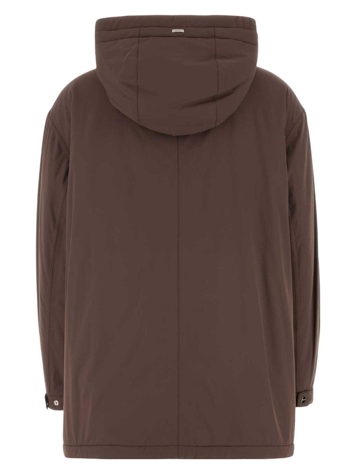 Herno Women's Stretch Nylon Jacket in Brown
