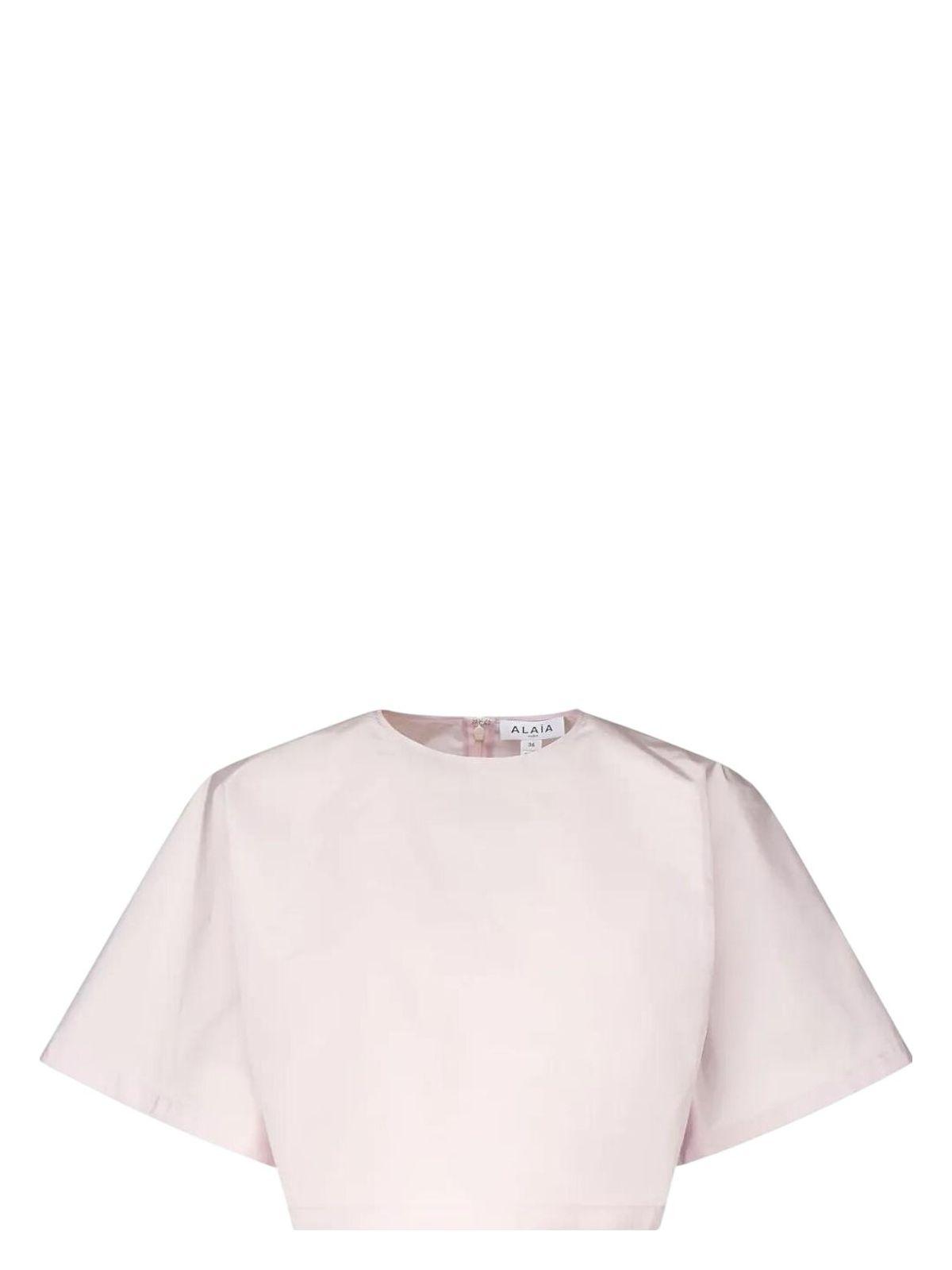 Alaia Taffetà Crop T-shirt