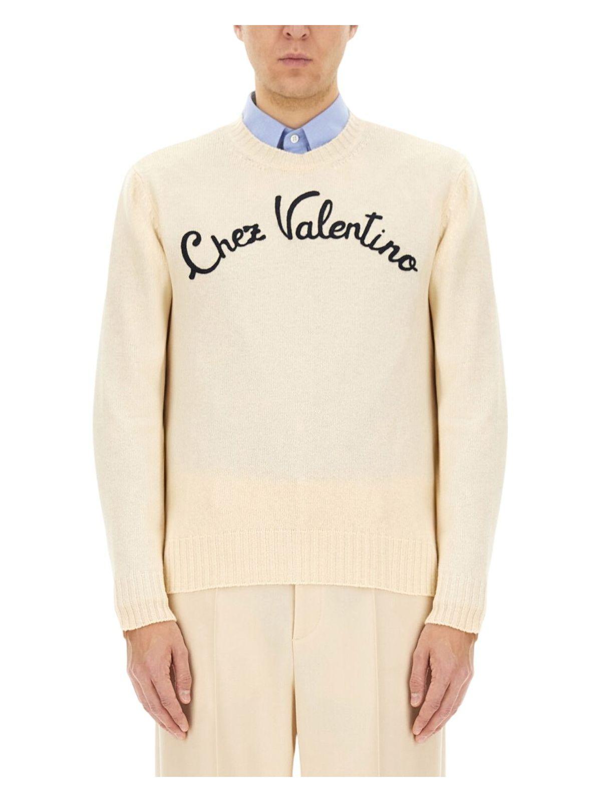 Valentino Garavani Cream Wool Sweater